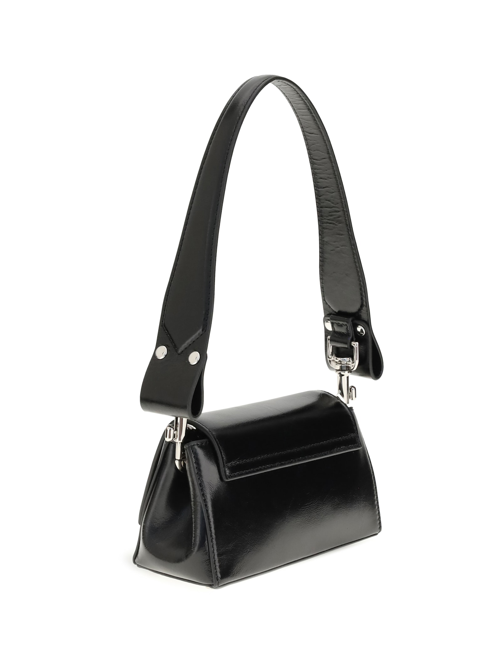 Vivienne Westwood Orb-embellished Patent Leather Shoulder Bag