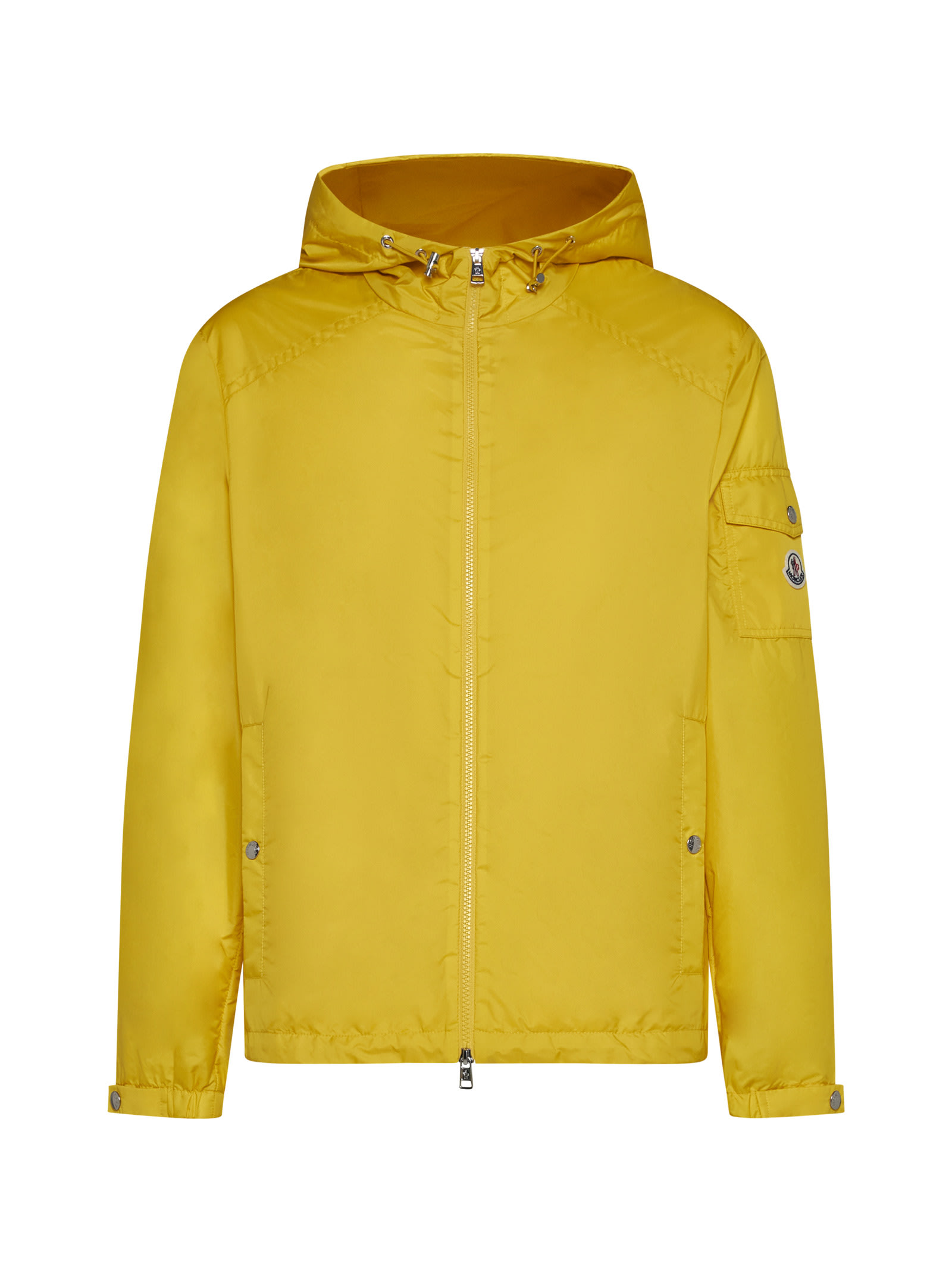Shop Moncler Jacket In Yellow