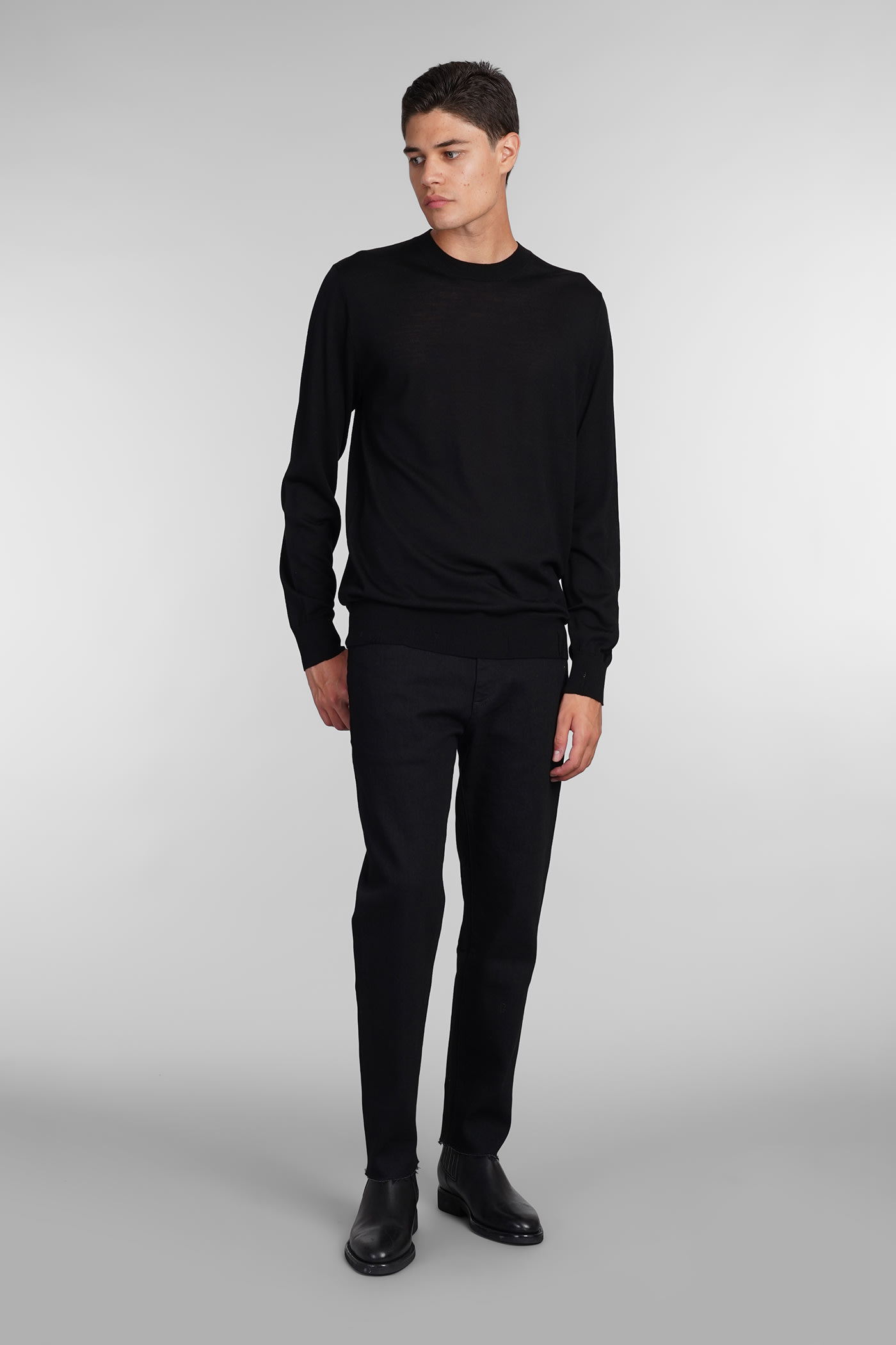 Shop Golden Goose Knitwear In Black Wool