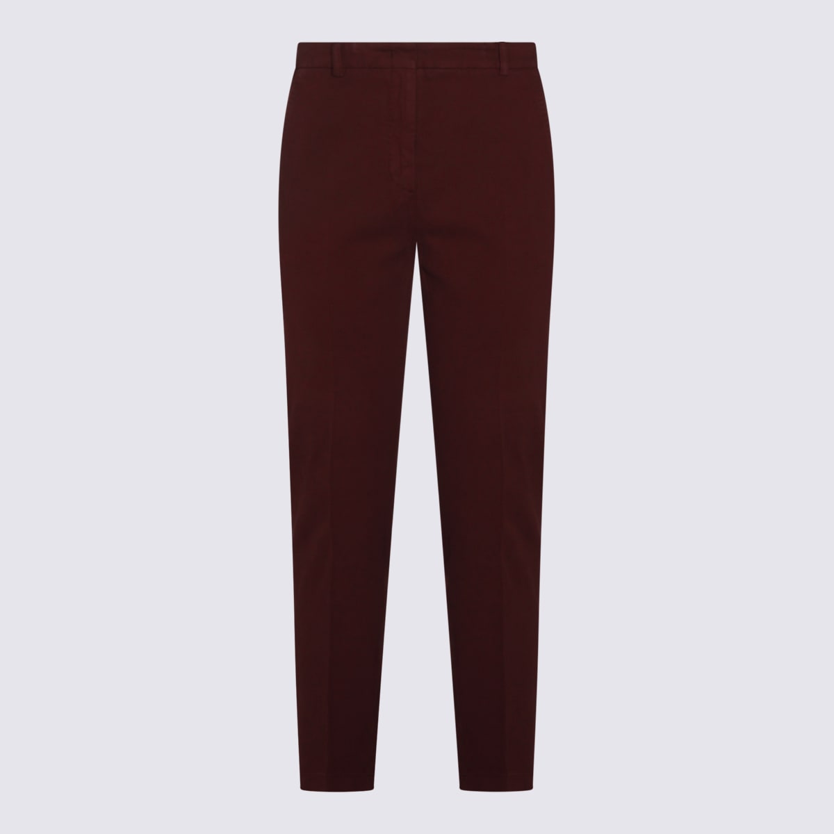 Incotex Red Cotton Pants In Red