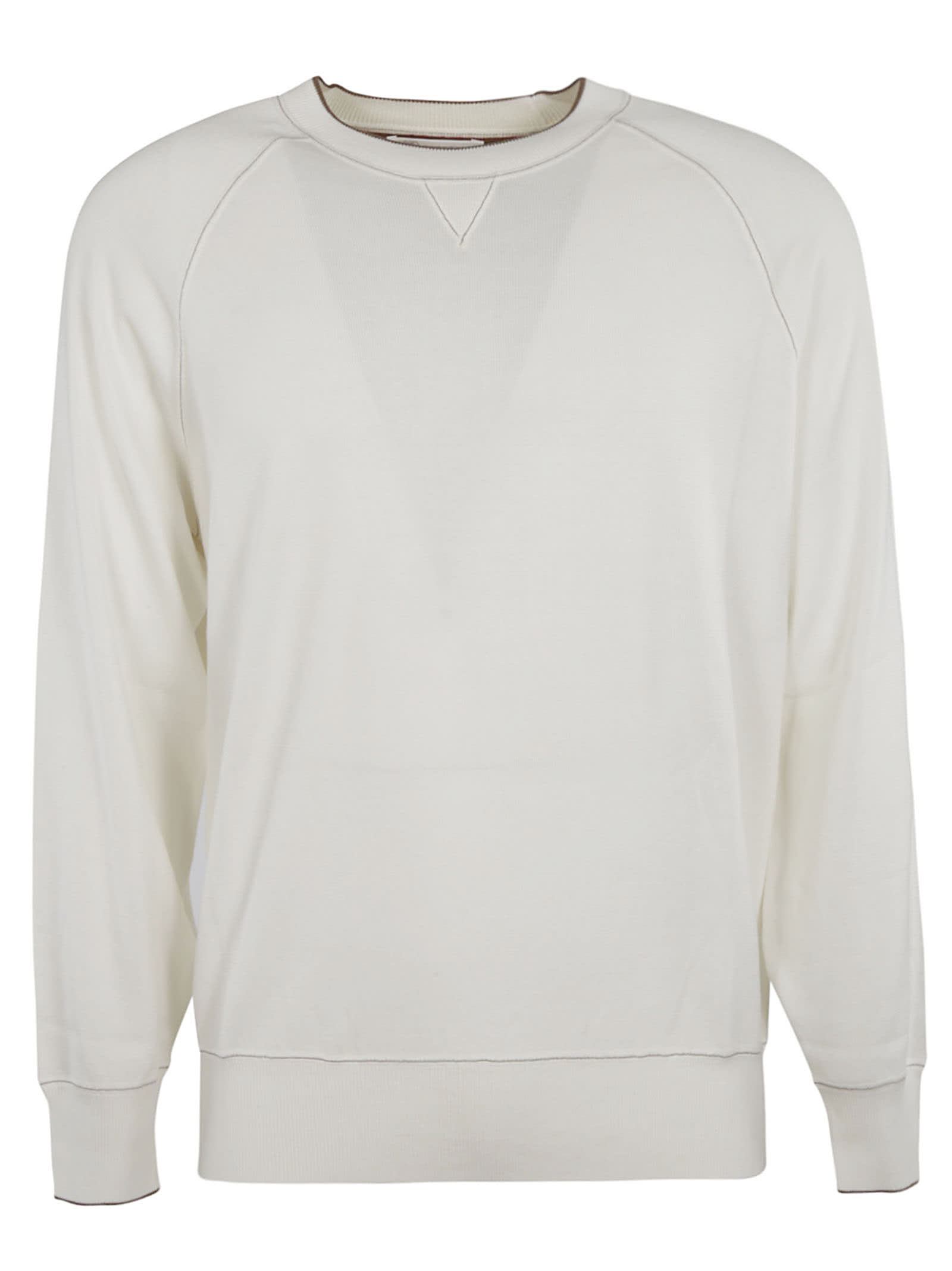 Brunello Cucinelli Ribbed Plain Sweatshirt