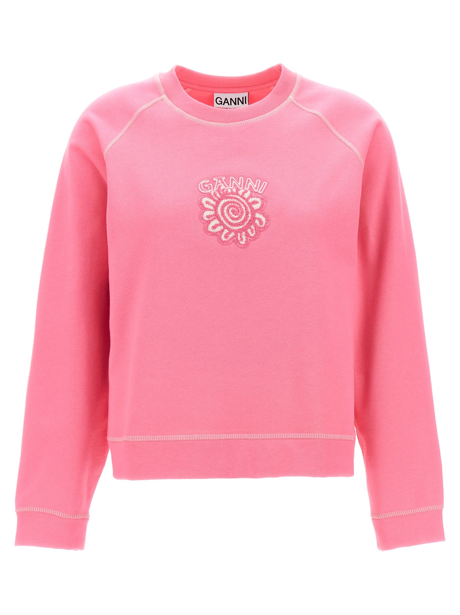 GANNI LOGO SWEATSHIRT