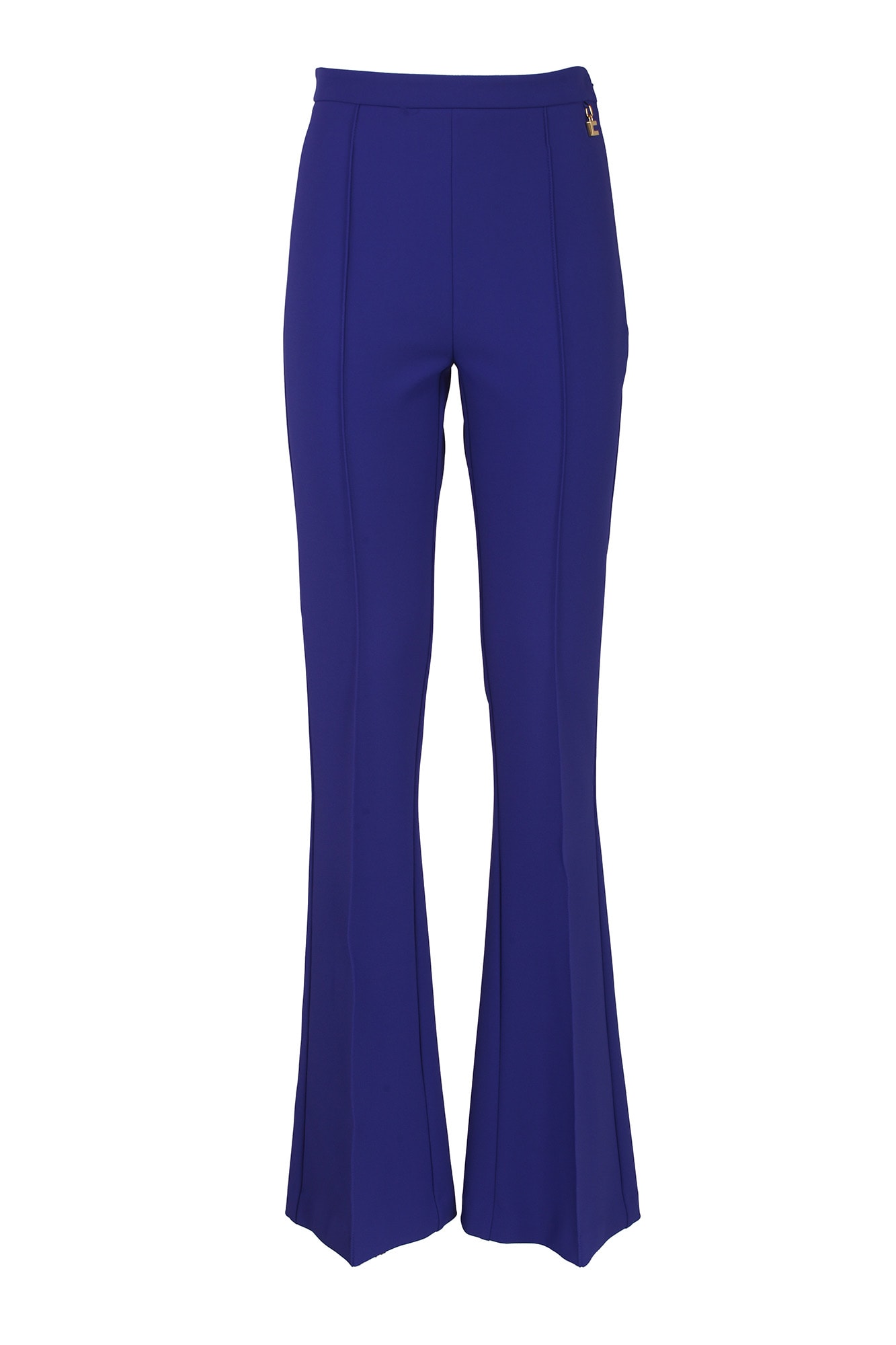 Shop Elisabetta Franchi Trousers Blue