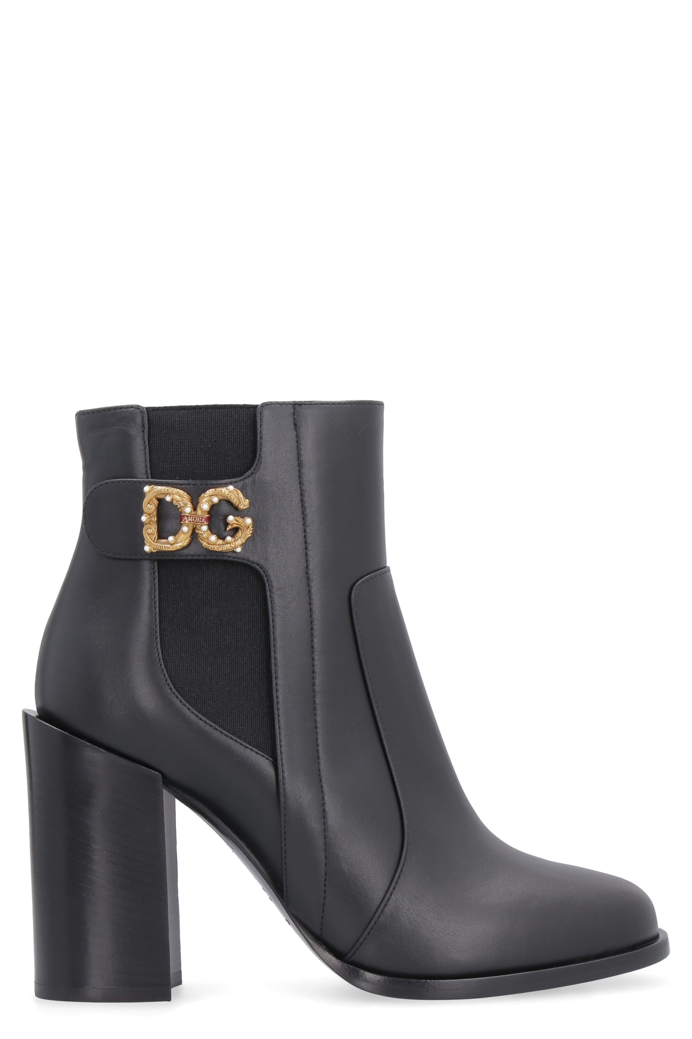 Dolce & Gabbana Rodeo Leather Ankle Boots
