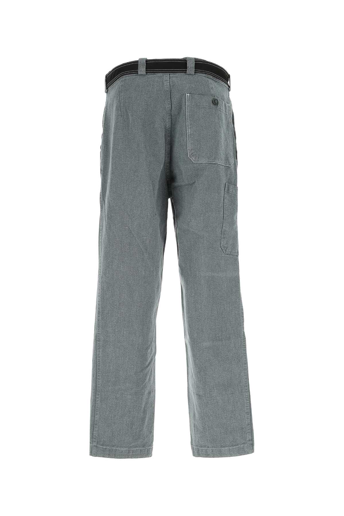 Shop Oamc Denim Wide-leg Jeans In 314
