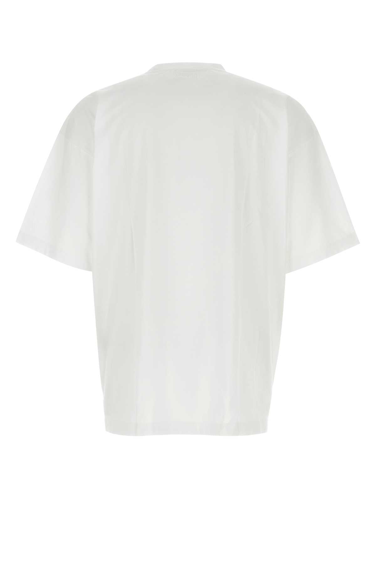 Shop Vetements White Cotton Oversize T-shirt