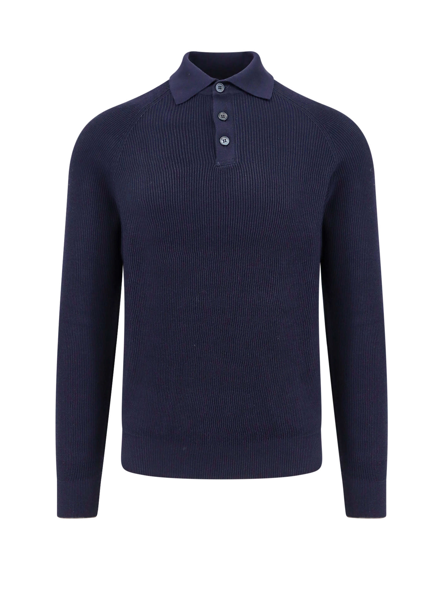 Shop Brunello Cucinelli Sweater In Blue