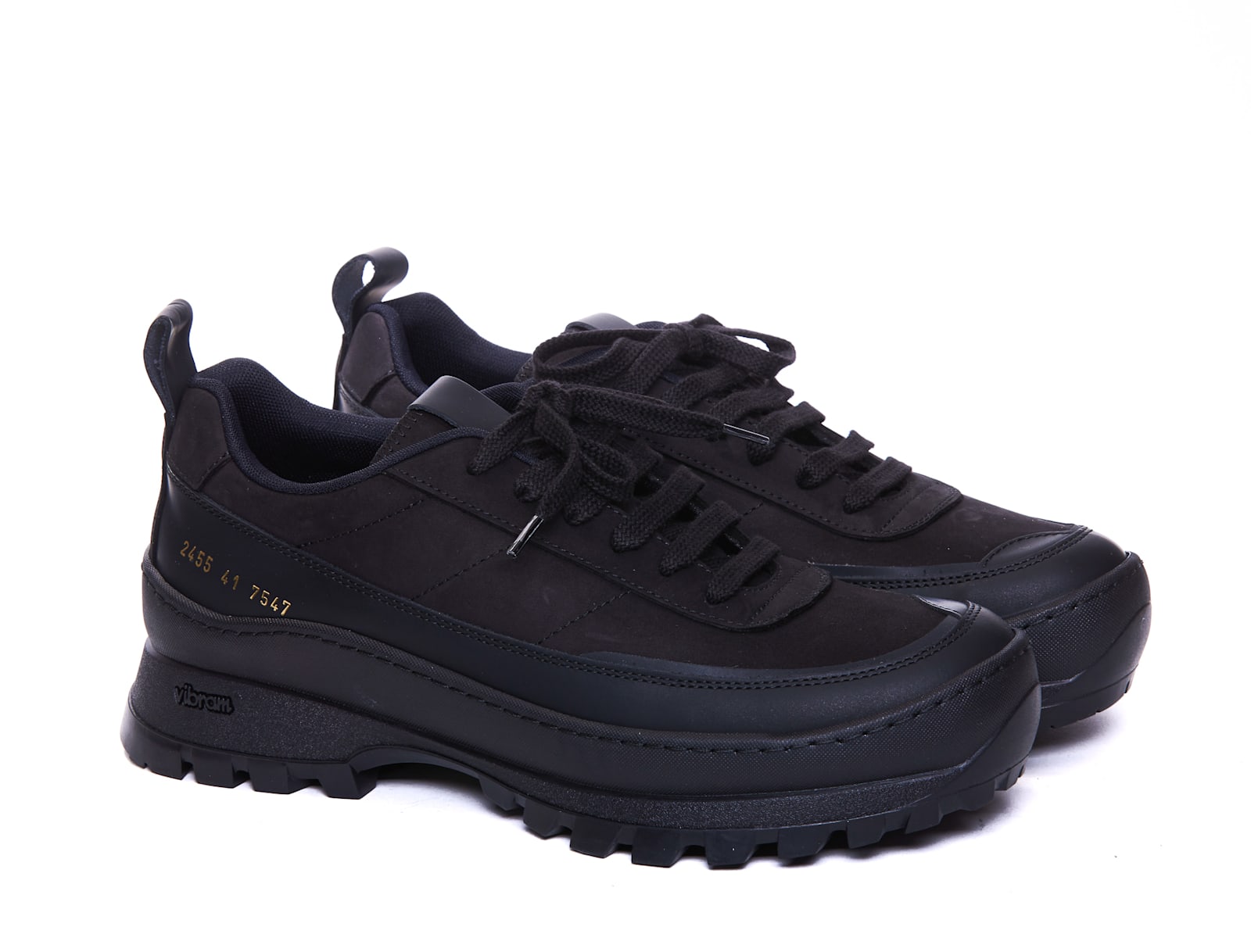 Shop Common Projects Track Hiker Sneakers In Black