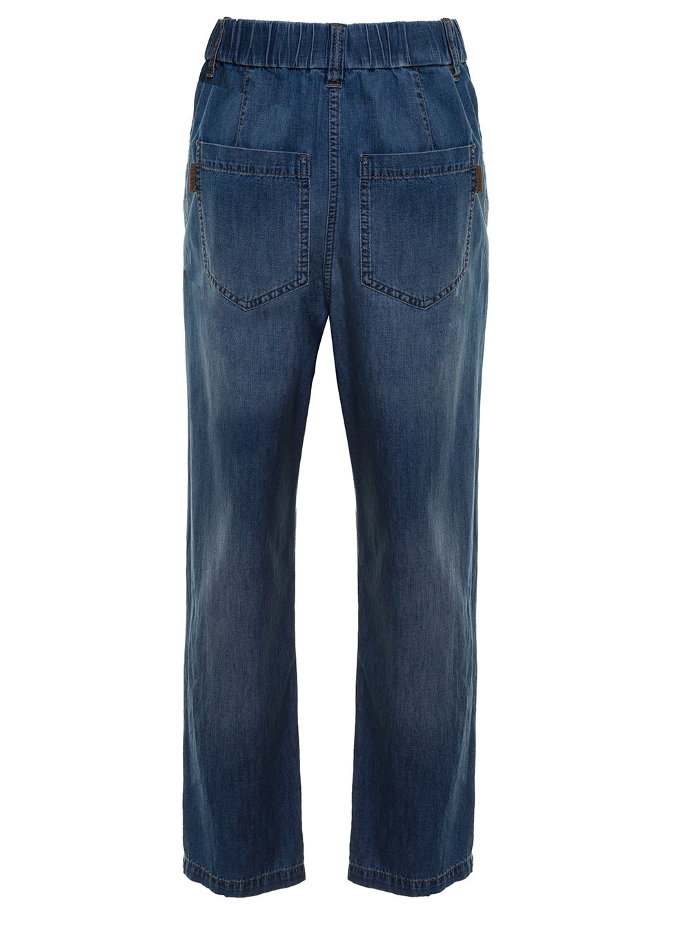 Shop Brunello Cucinelli Five Pocket Denim Jeans In Blue
