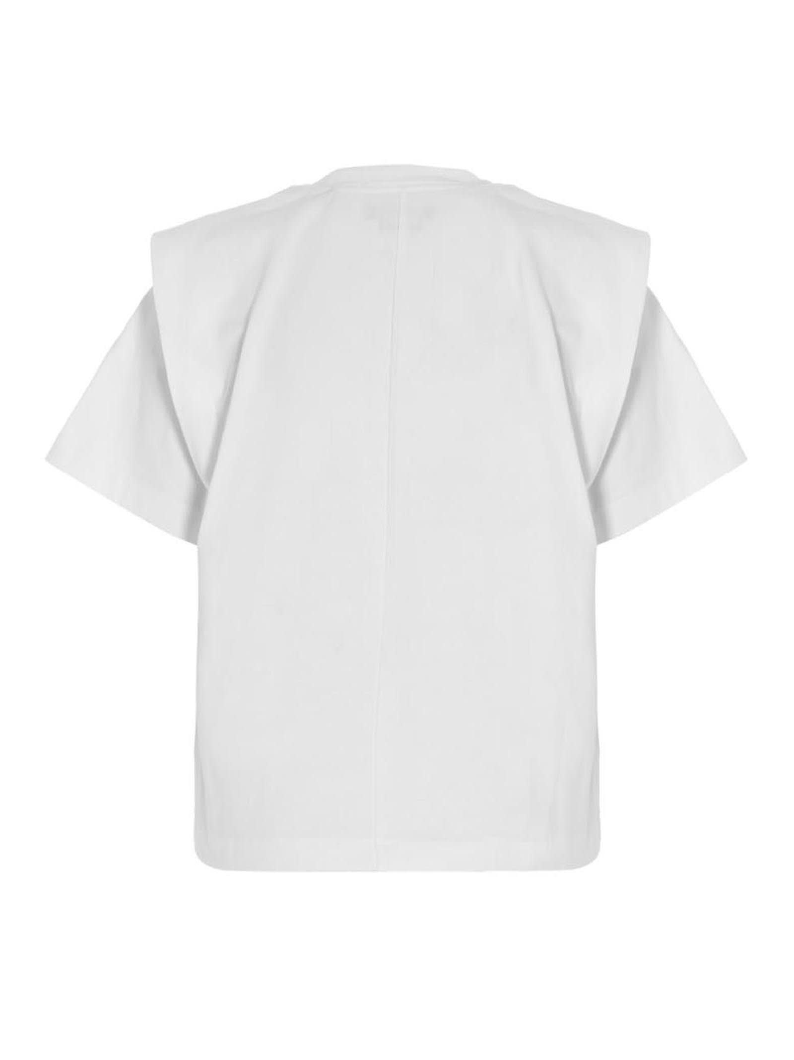 Shop Isabel Marant Zeli Midi T-shirt In Wh White