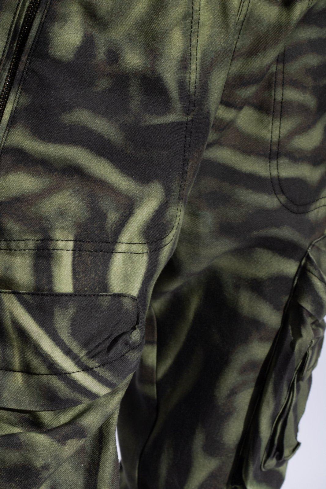 Shop Diesel P-mirow Zebra-camo Printed Cargo Pants