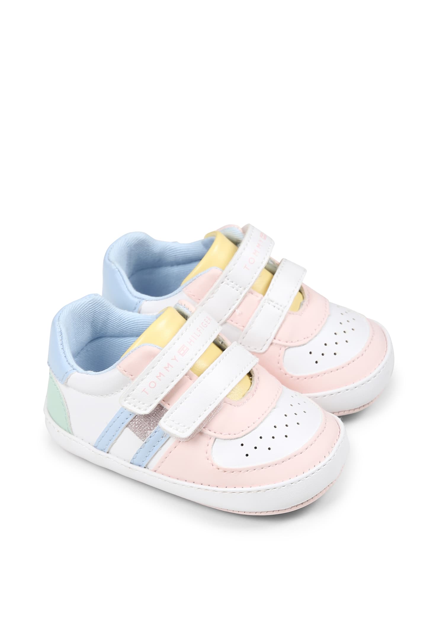 TOMMY HILFIGER MULTICOLOR SNEAKERS FOR BABY GIRL WITH LOGO