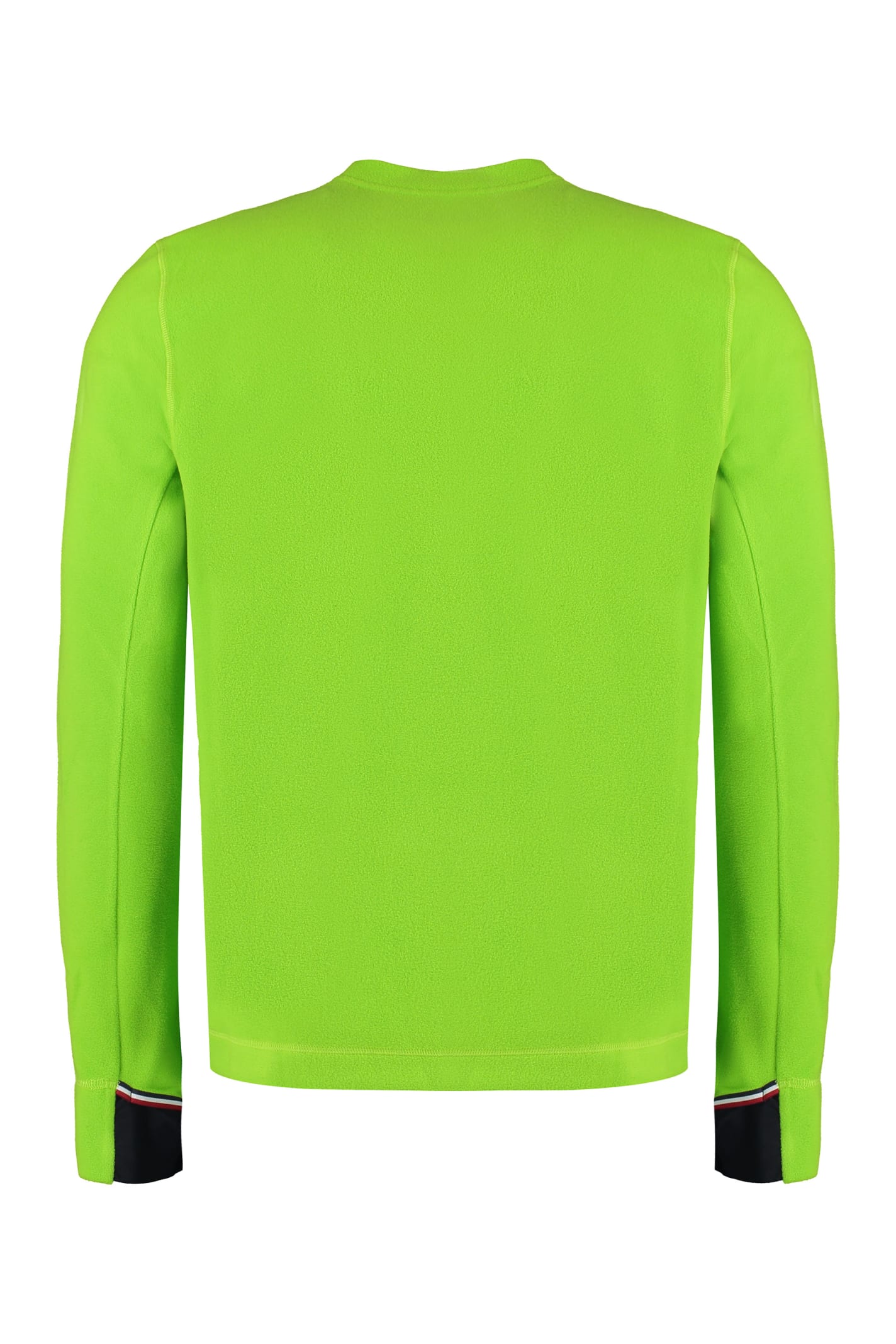 Shop Moncler Fleece Sweatshirt In Green