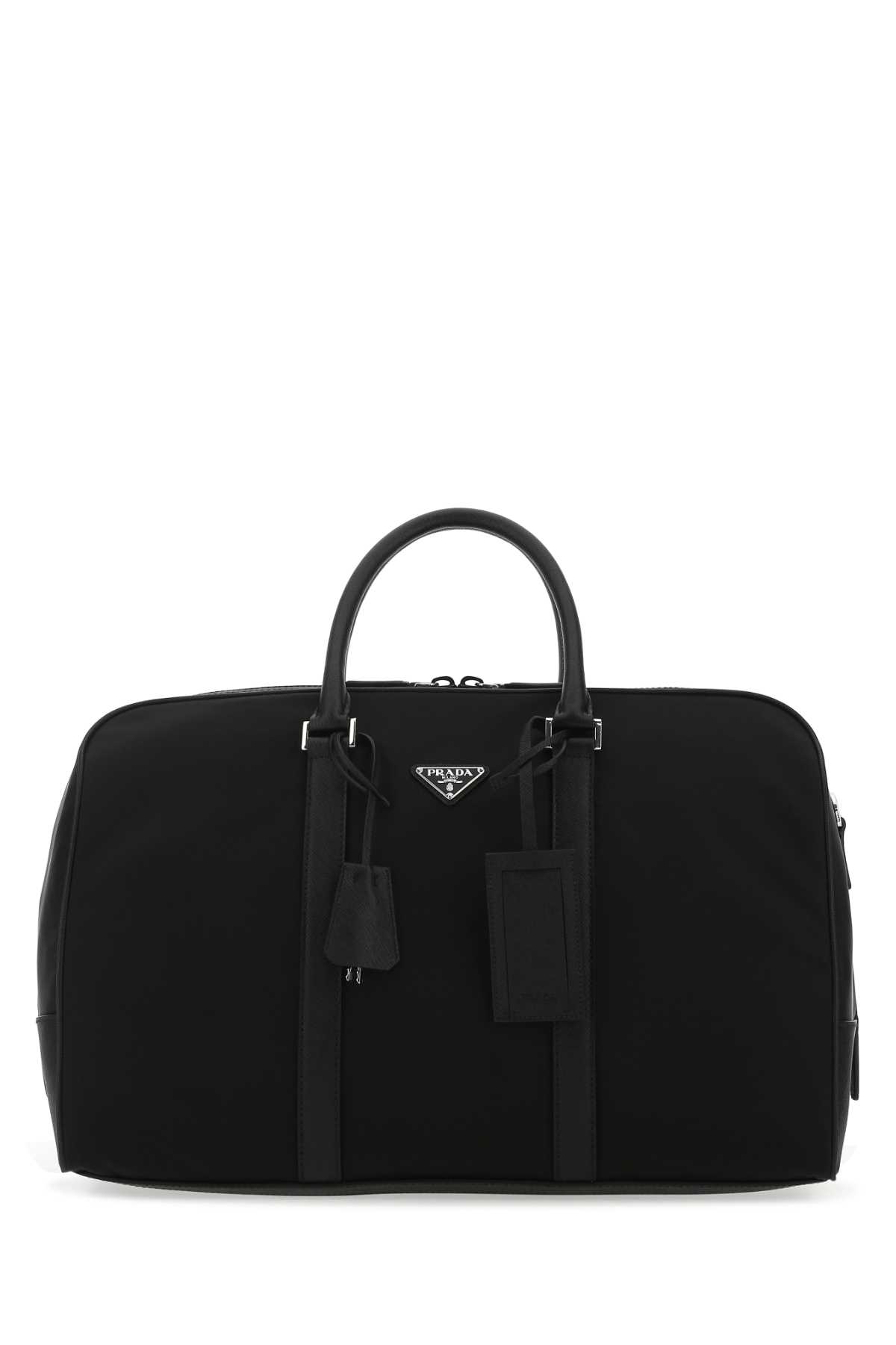 Shop Prada Black Nylon Travel Bag In F0002