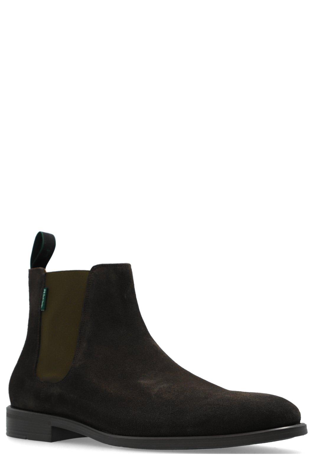 Shop Paul Smith Cedric Chelsea Boots In Brown