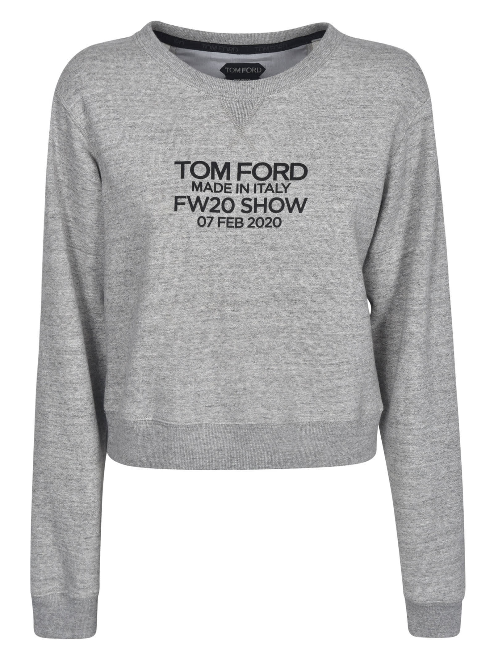 Tom Ford Cropped Logo Sweatshirt