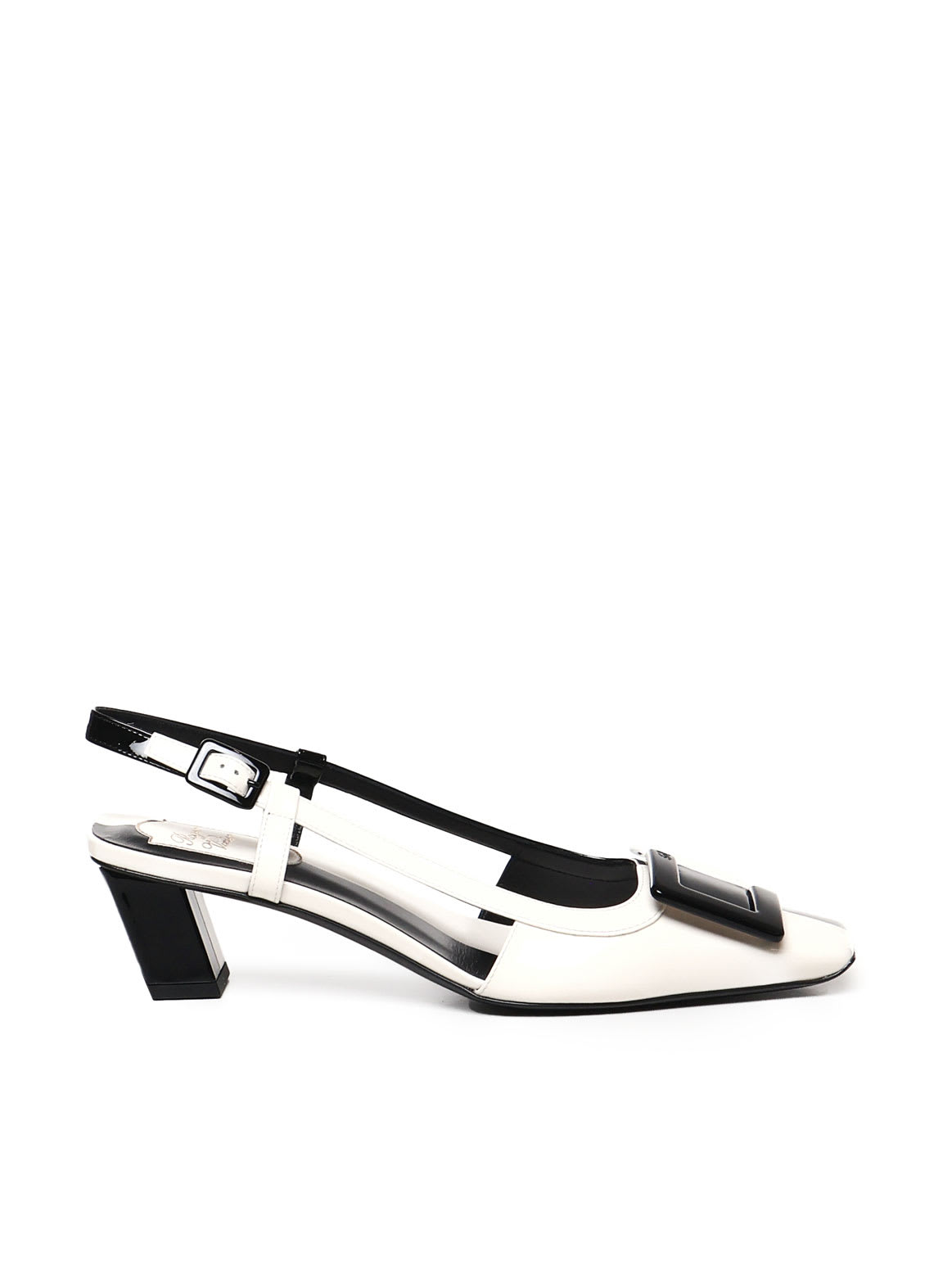 Shop Roger Vivier La Belle Vivier In Black, White