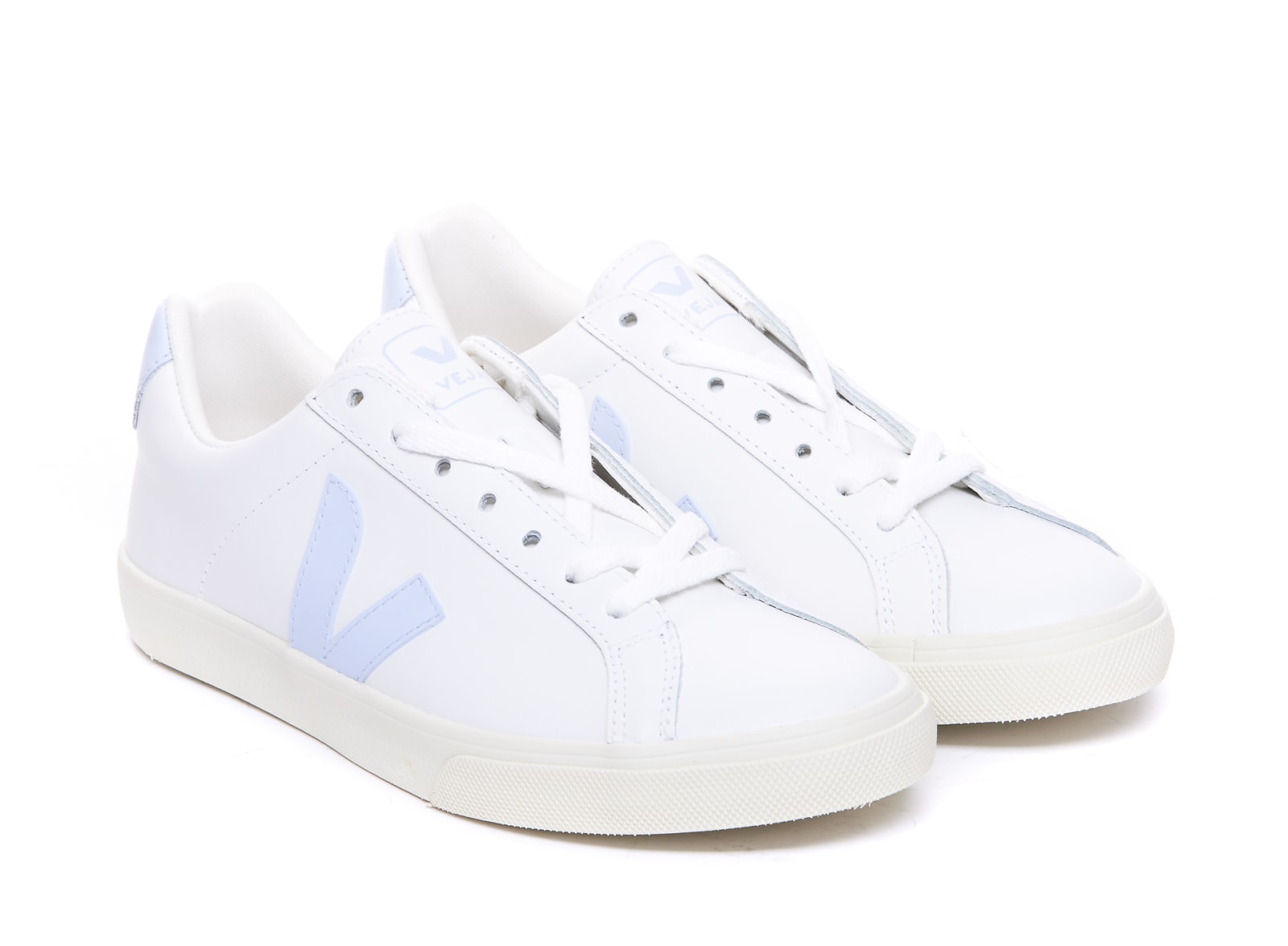 Shop Veja Esplar Sneakers In White