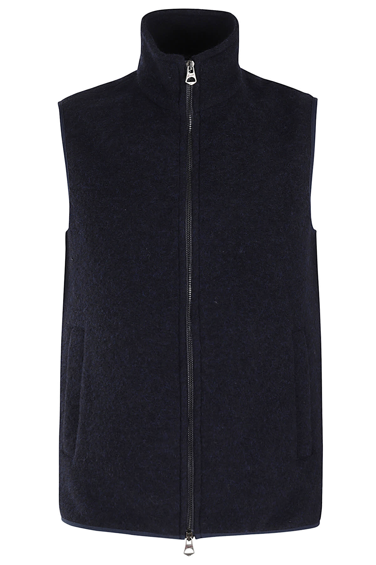 Shop Stewart Gilet Antonio Lana Cotta In Blu