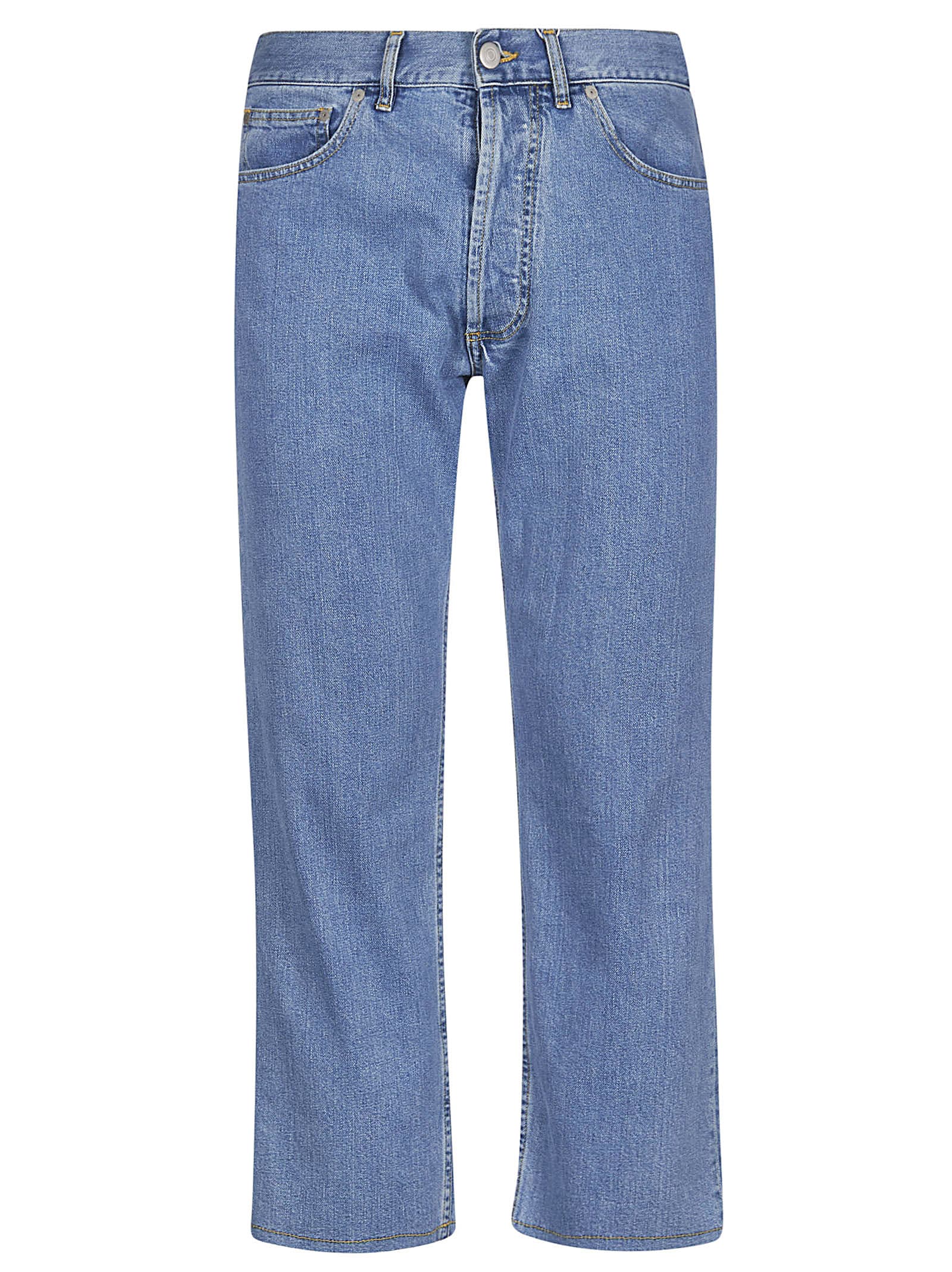 Maison Margiela Straight Classic Jeans In Blue