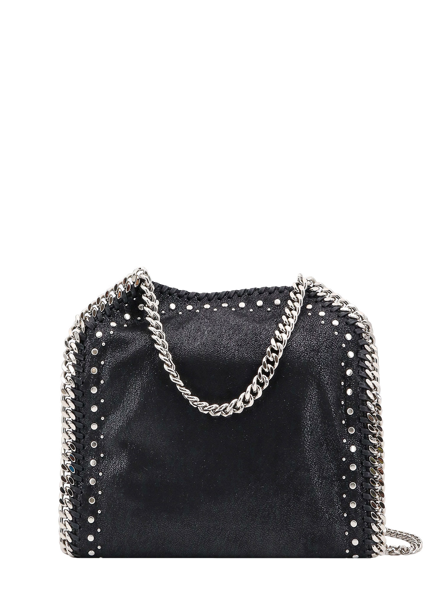 Shop Stella Mccartney Falabella Shoulder Bag In Black