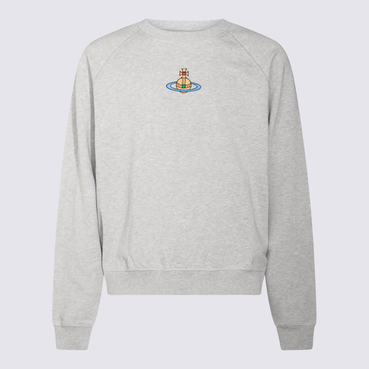 Shop Vivienne Westwood Grey Cotton Sweatshirt