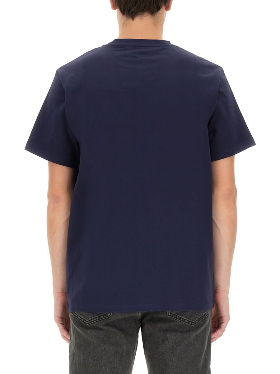 Shop Apc T-shirt Raymond In Blue