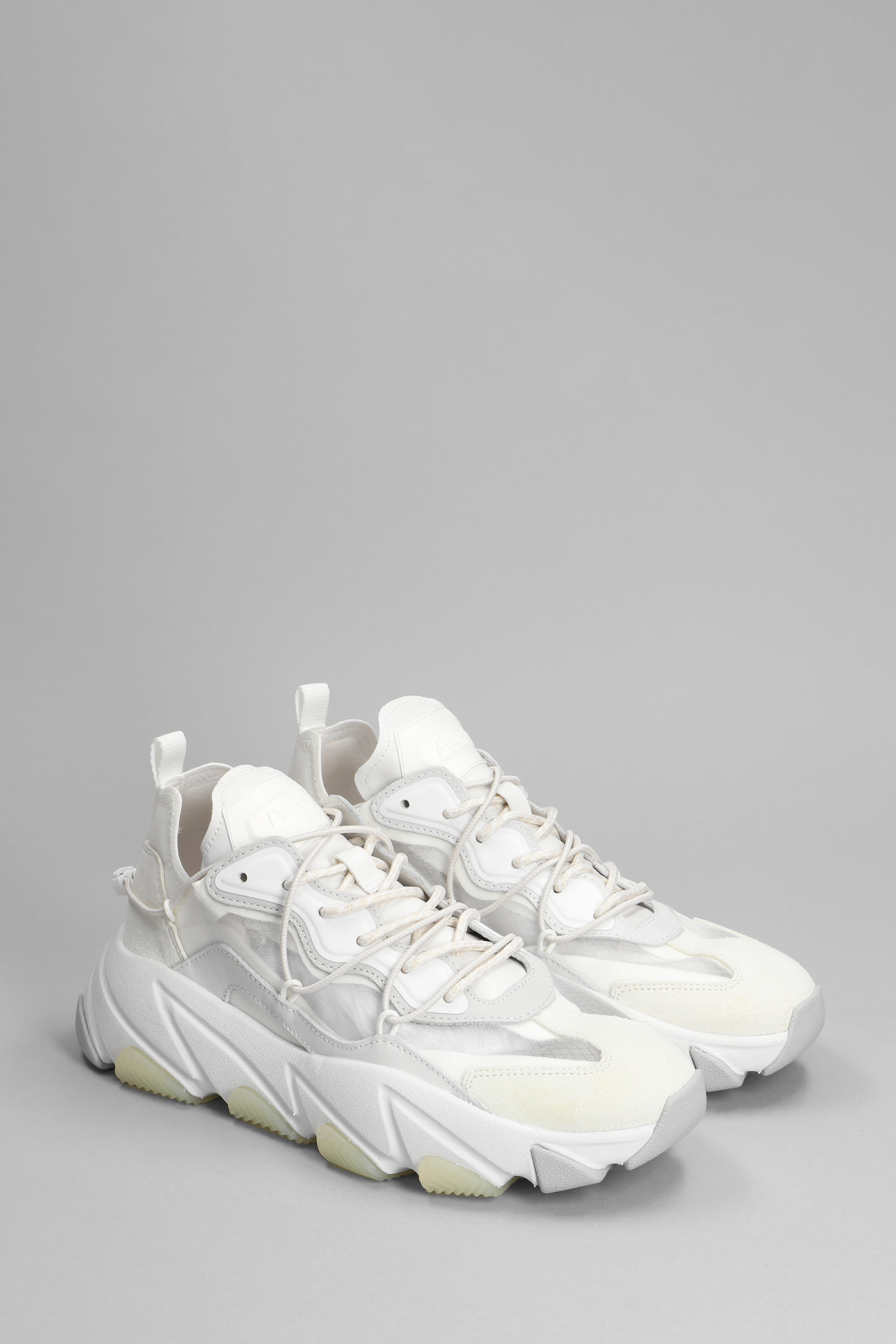 Extra Bis Sneakers In White Synthetic Fibers