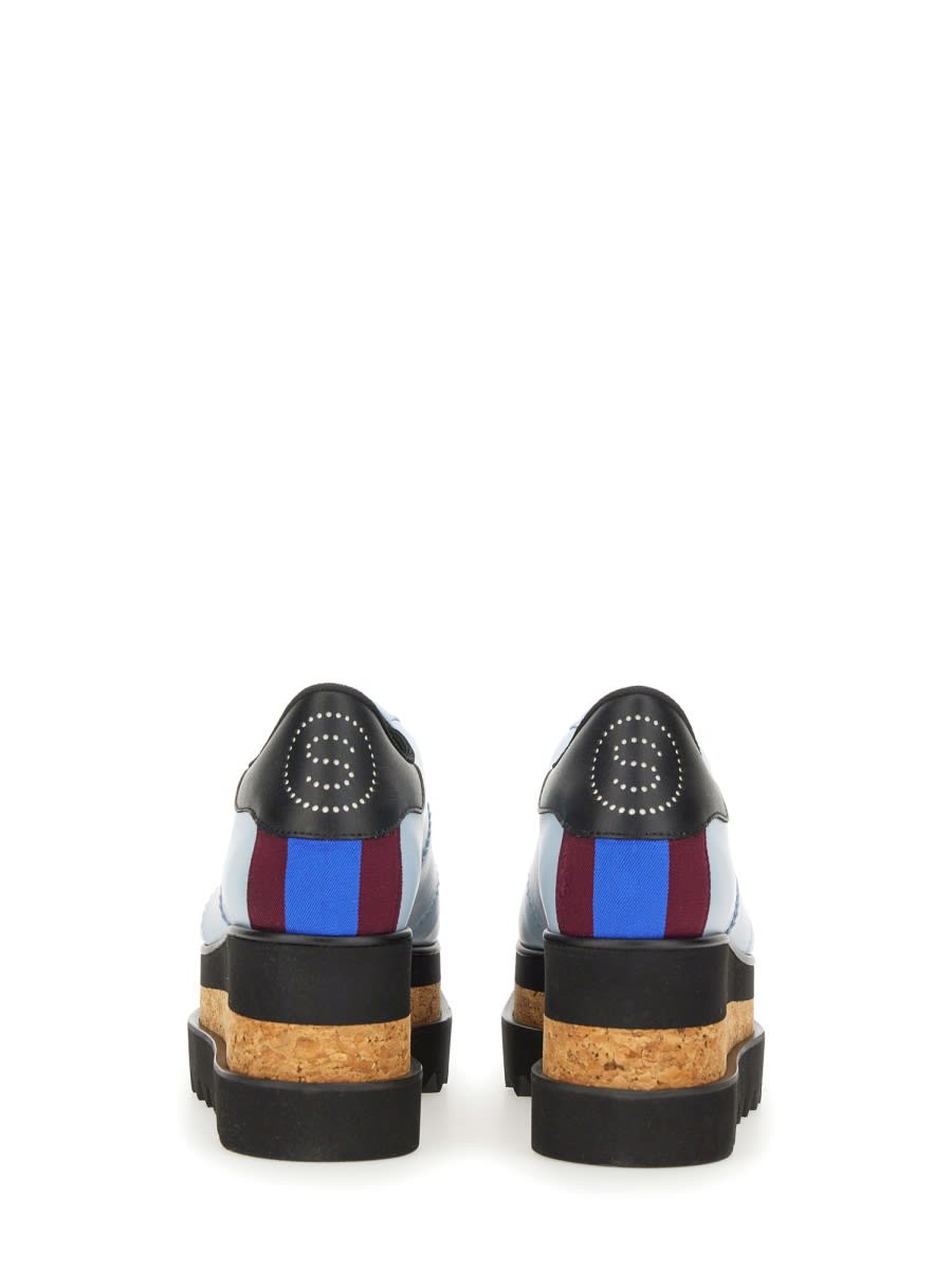 Shop Stella Mccartney Sneak Elyse Wedge Sneaker In Baby Blue
