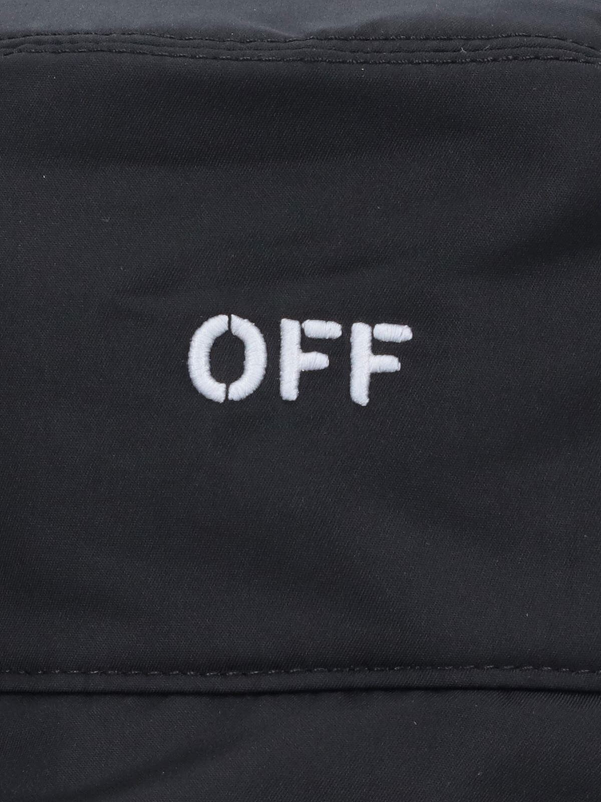 Shop Off-white Logo Bucket Hat In Black