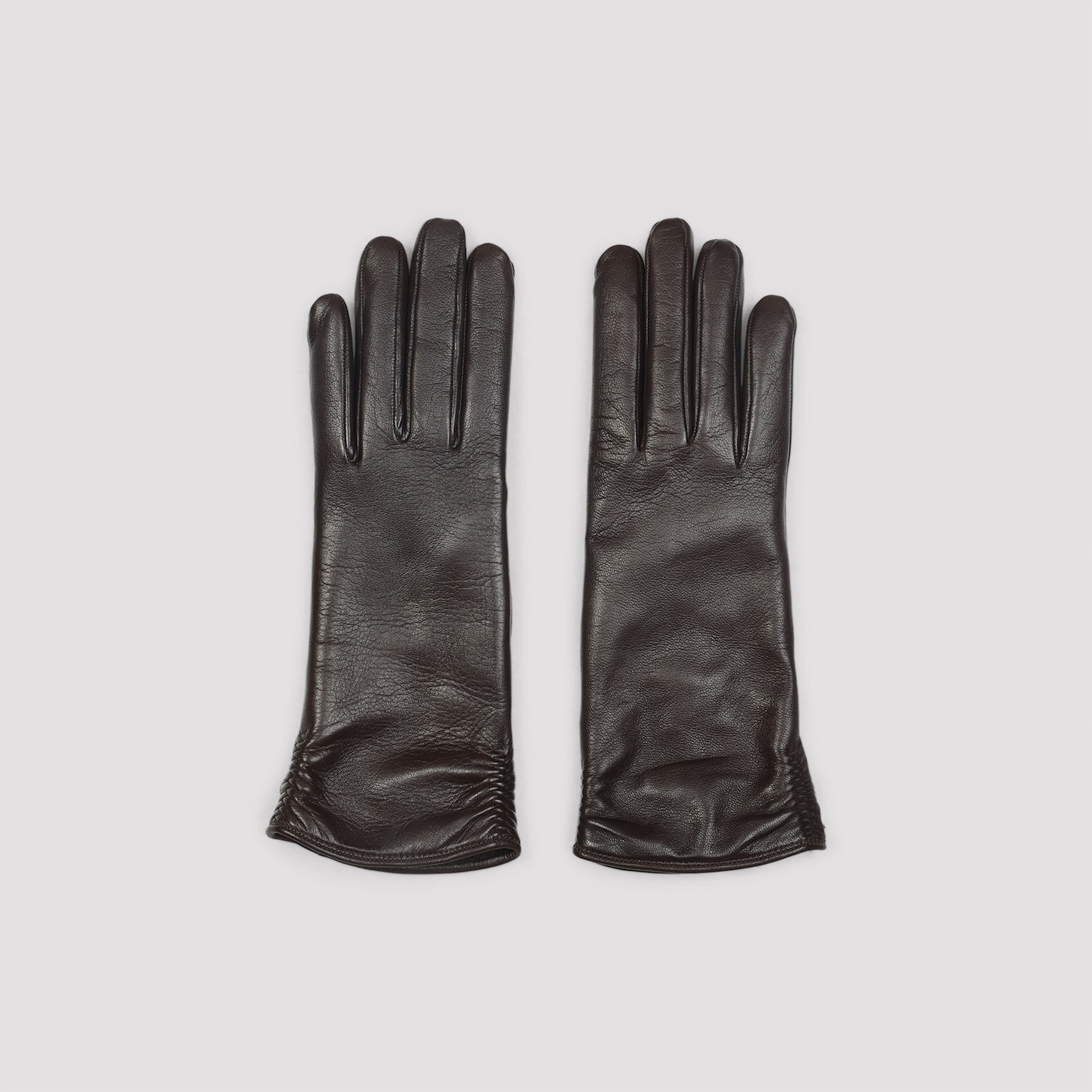Giorgio Armani Gloves In Brown