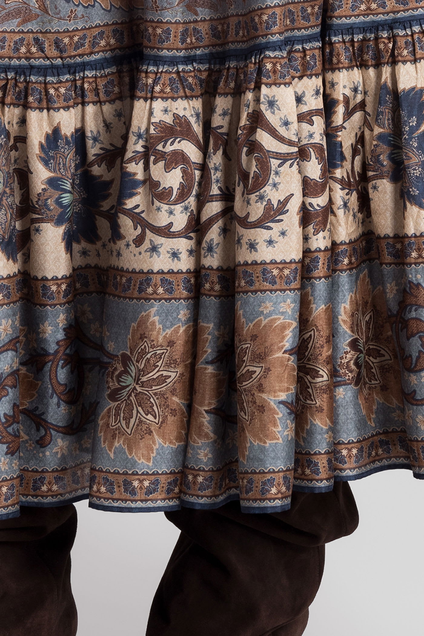 Zimmermann Ascension Printed Silk Skirt In Multi