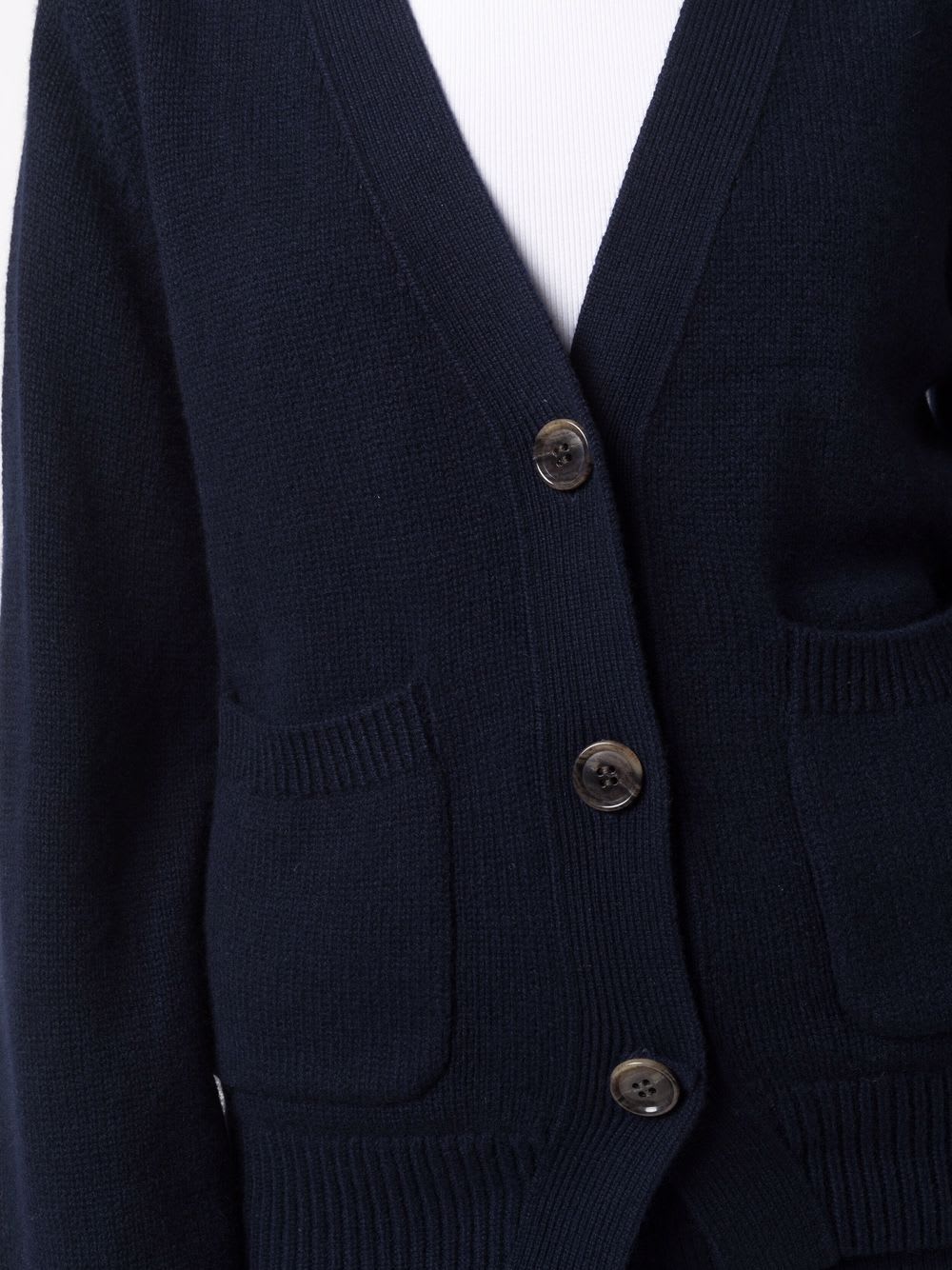 Lisa Yang Danni Cashmere Cardigan In Blue