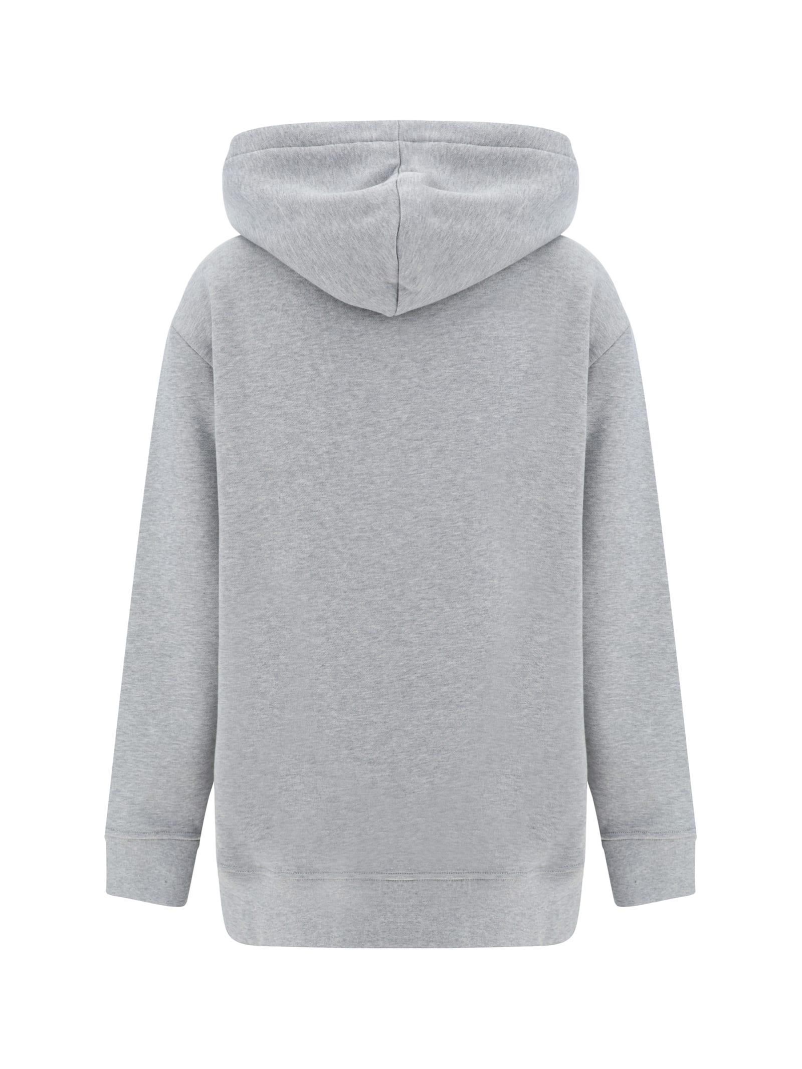 Shop Fendi Hoodie In Grey Melange+biscuit