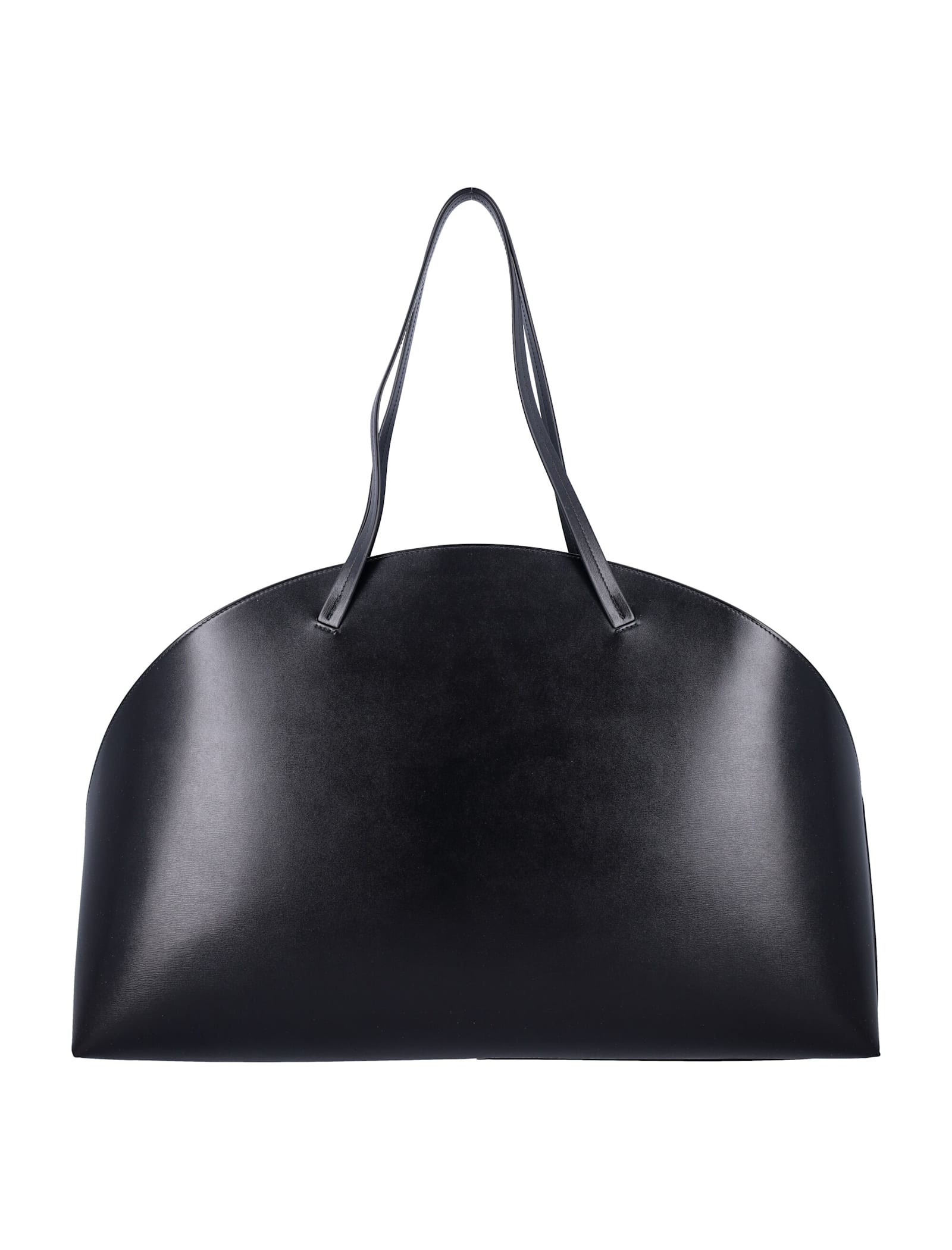 Jil Sander Curve Shoulder Large In Black