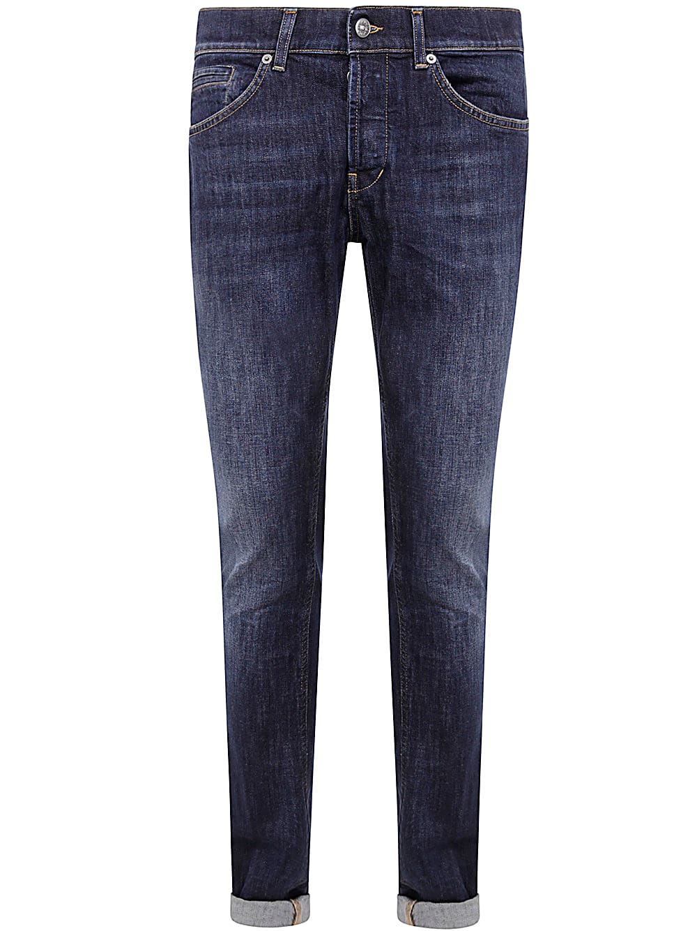 Shop Dondup George Jeans Denim Comfort In Blue