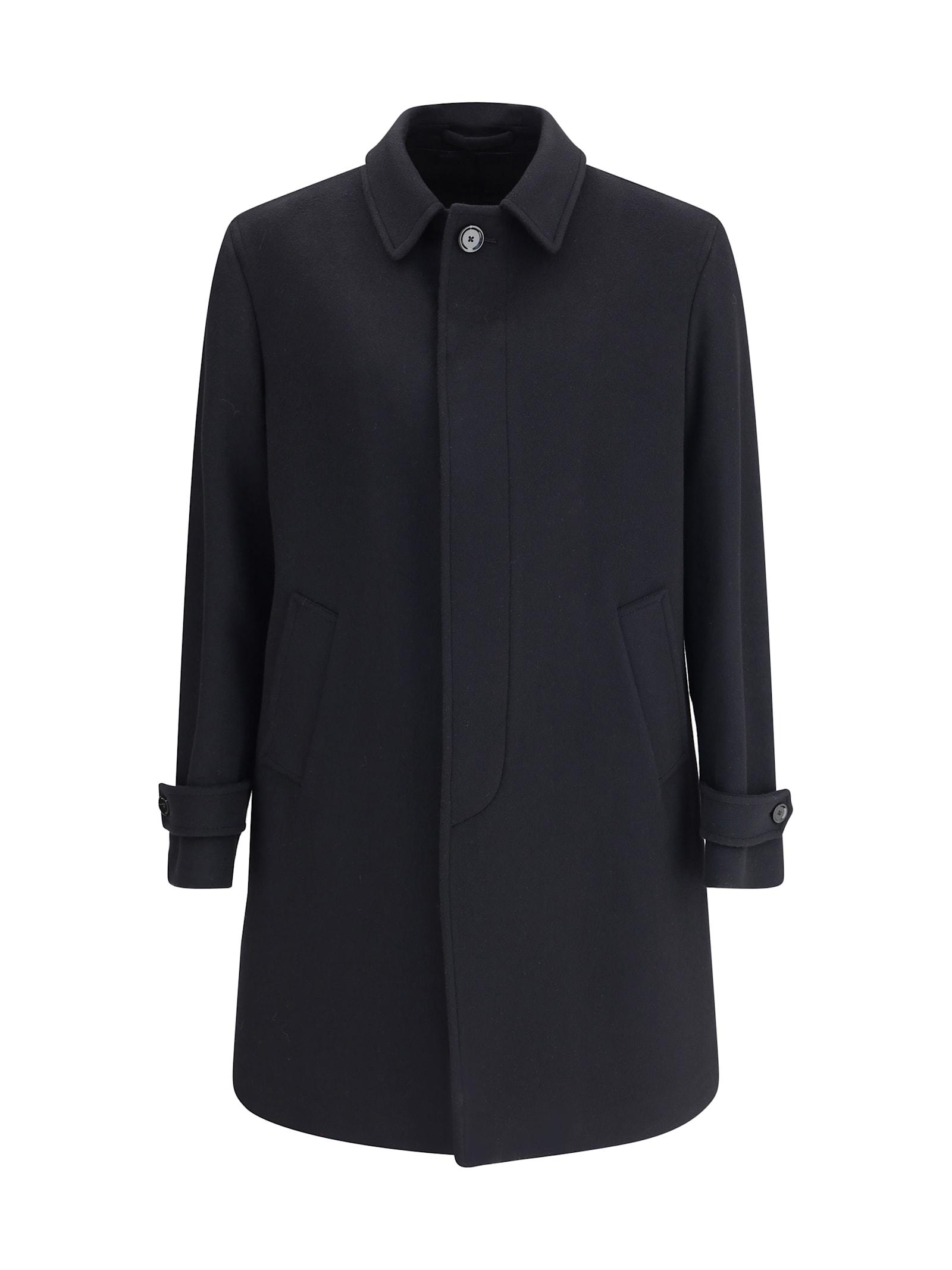 Lardini Trench Coats In Blue