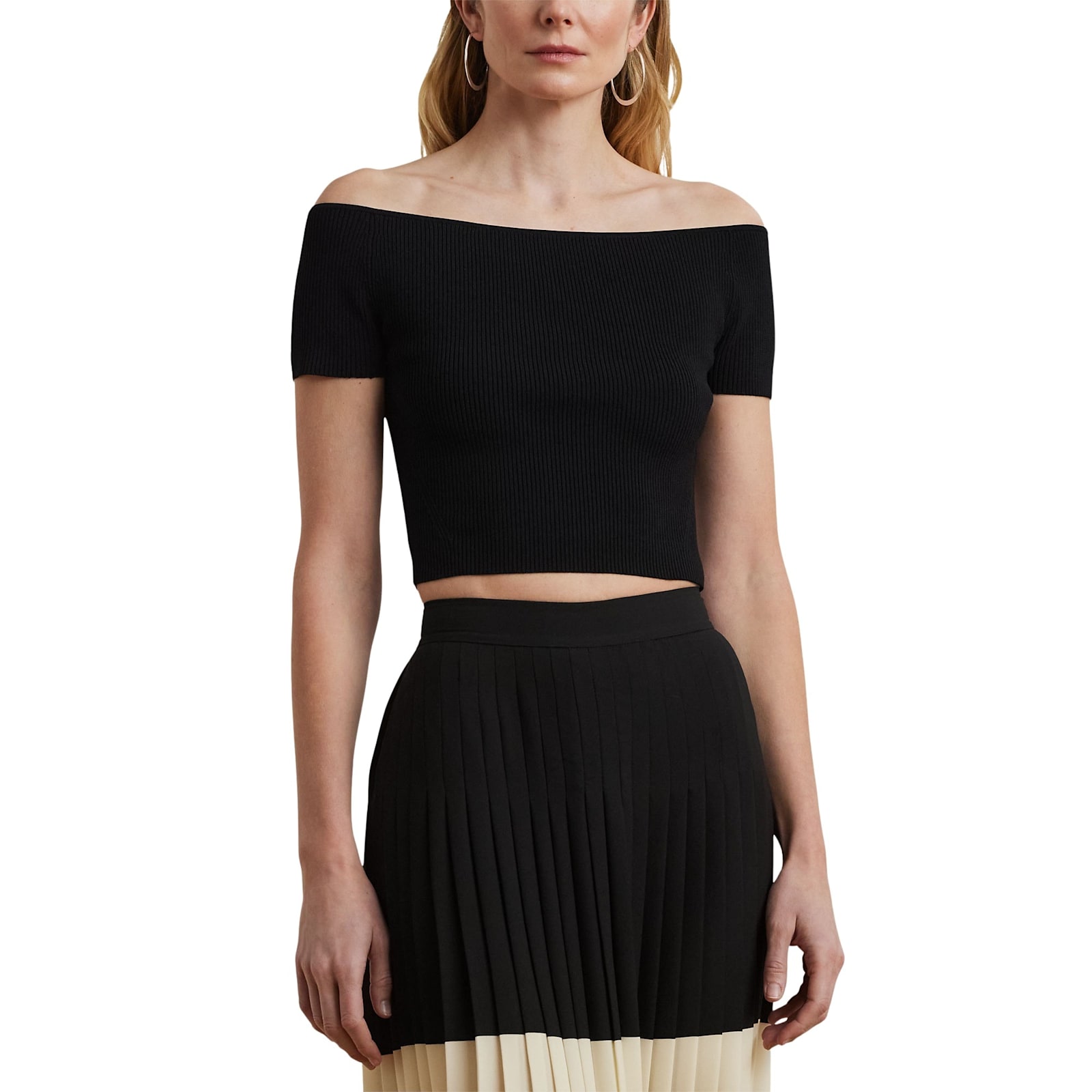 Ralph Lauren Razza Short Sleeve Pullover In Black