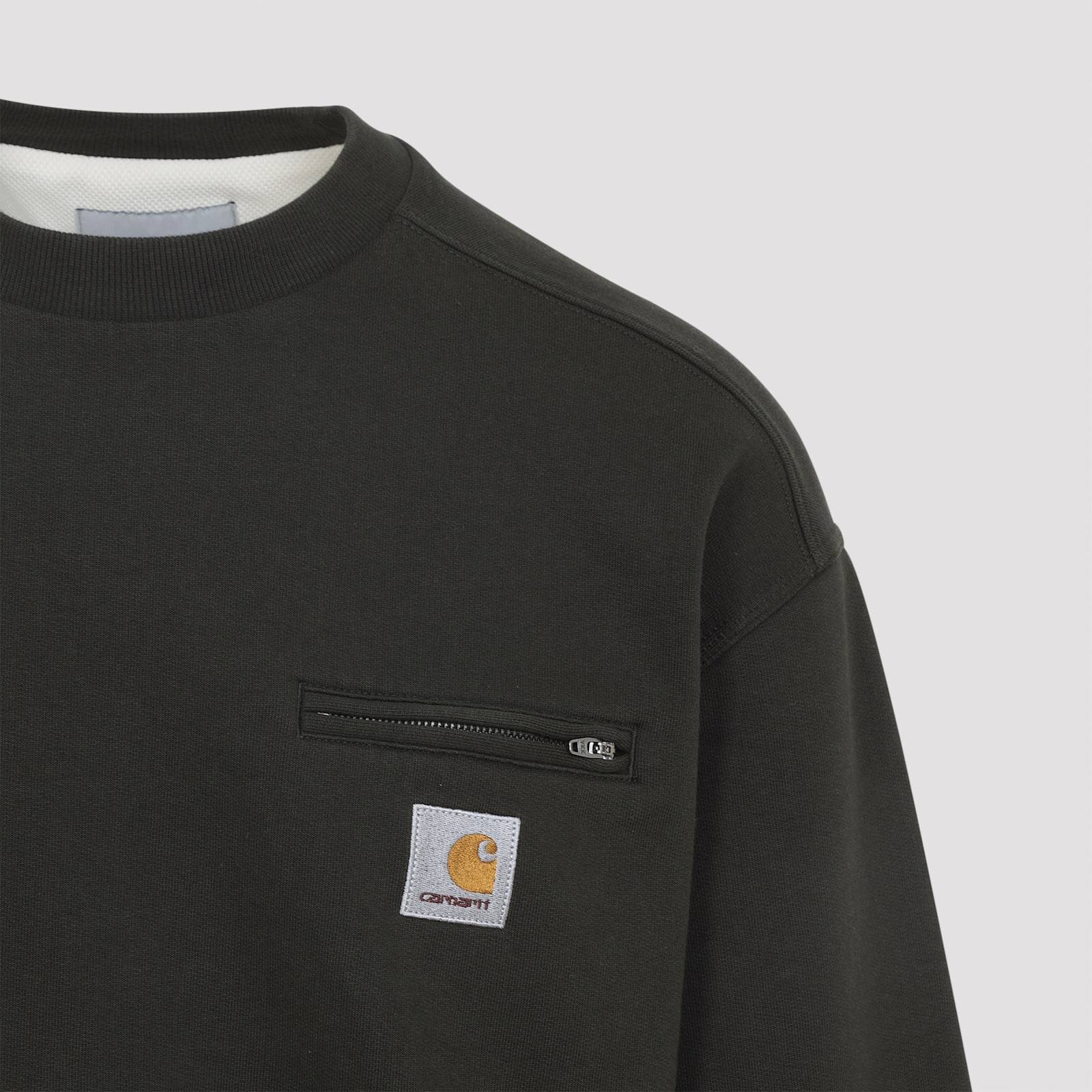 Carhartt Black Long Sleeve Pocket T-shirt In Multi