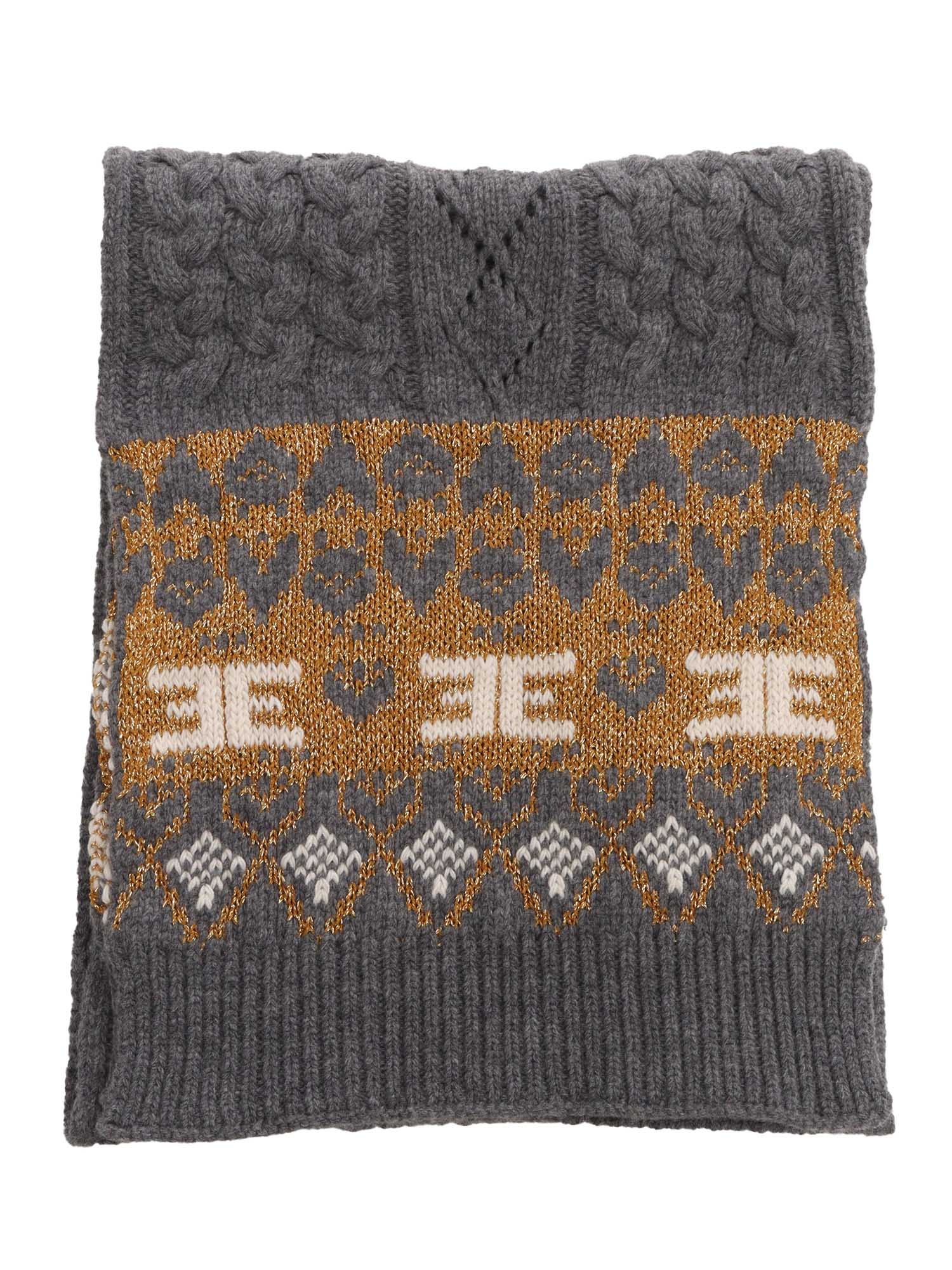 Shop Ermanno Ermanno Scervino Scarf In Grey