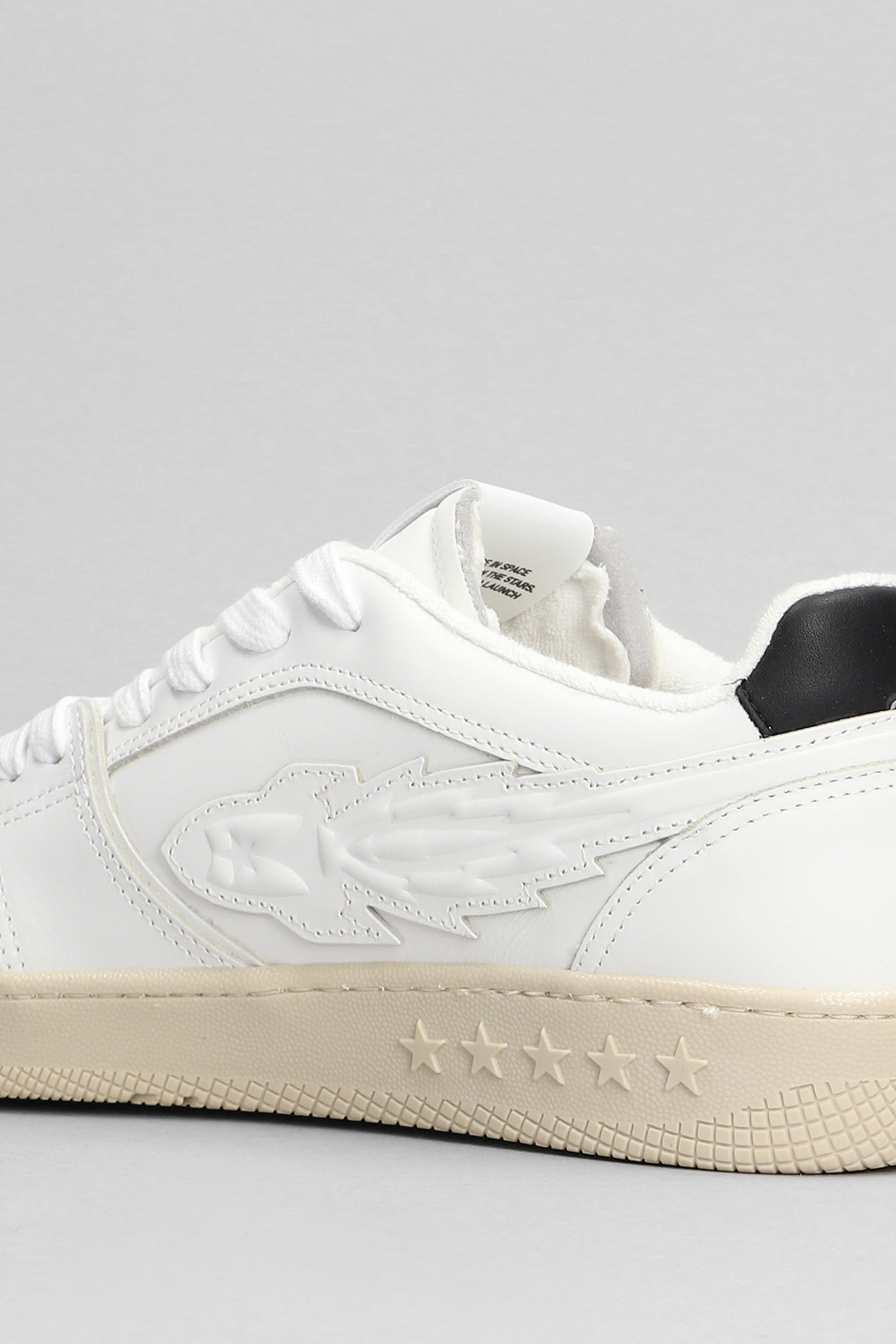 Shop Enterprise Japan Sneakers In White Leather