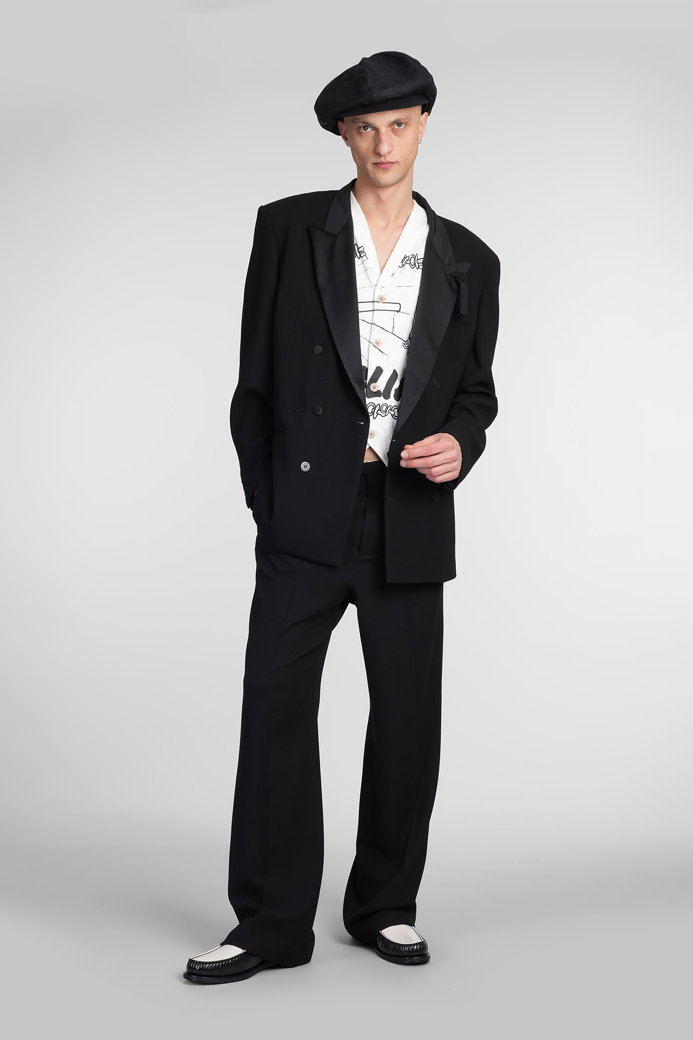 Magliano Blazer In Black Wool In Black