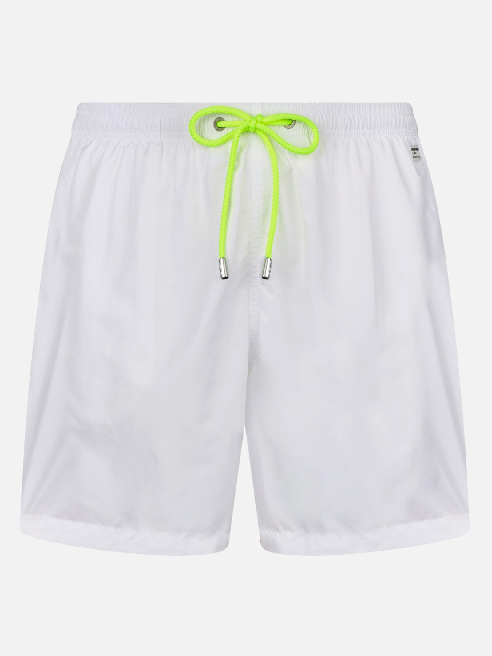MC2 SAINT BARTH MAN LIGHTWEIGHT FABRIC WHITE SWIM SHORTS LIGHTING PANTONE PANTONE® SPECIAL EDITION