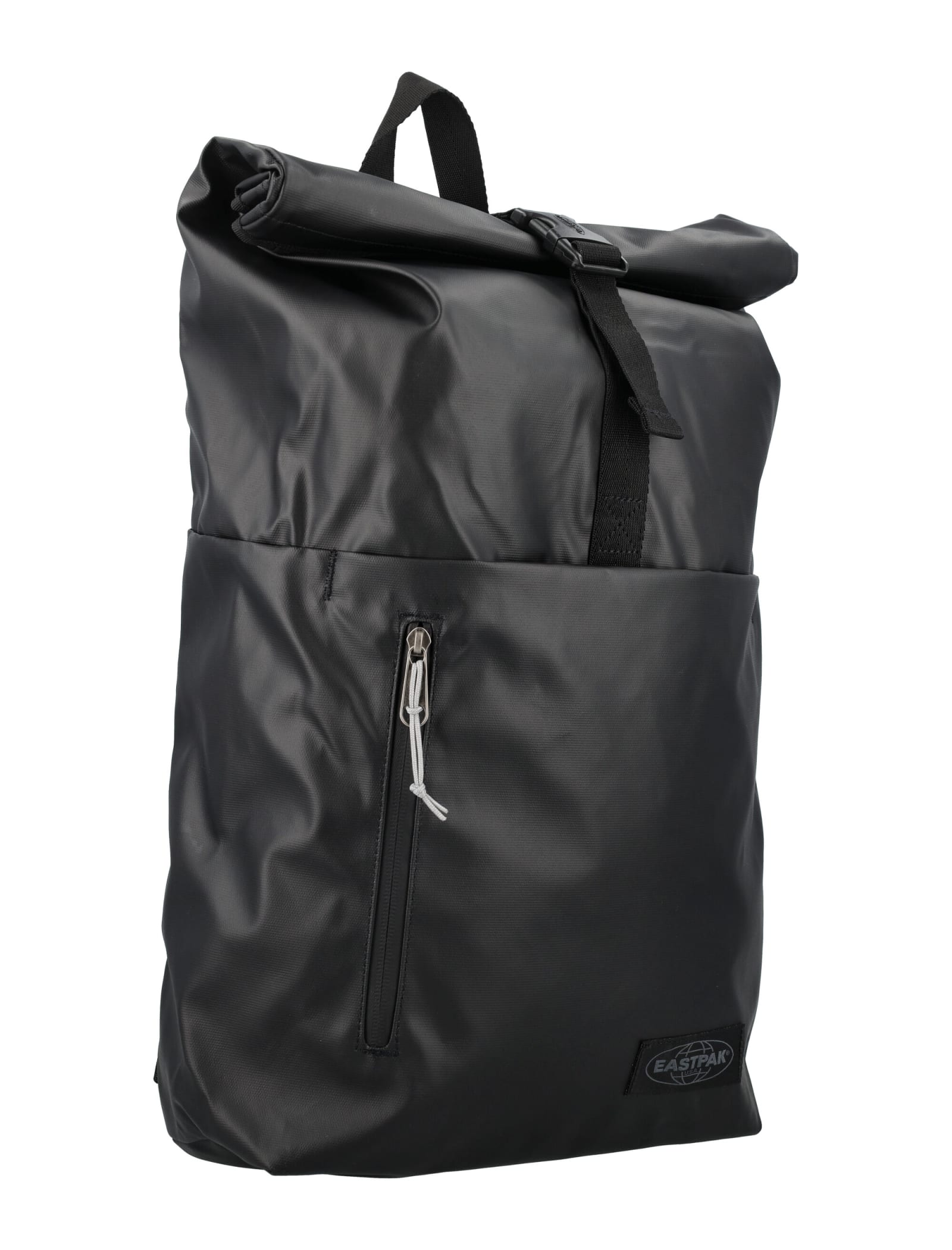 Shop Eastpak Up Roll Backpack In Tarp Black