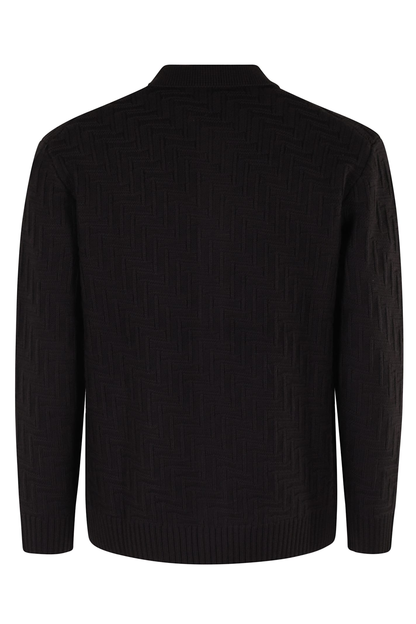 Paolo Pecora Brown Knit Cardigan In Brown