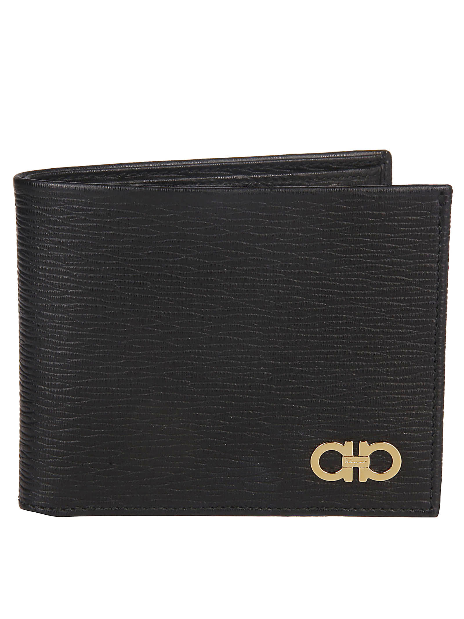 Click to view more detailed imagery on our partner's website Salvatore Ferragamo Double Gancio Wallet In Black
