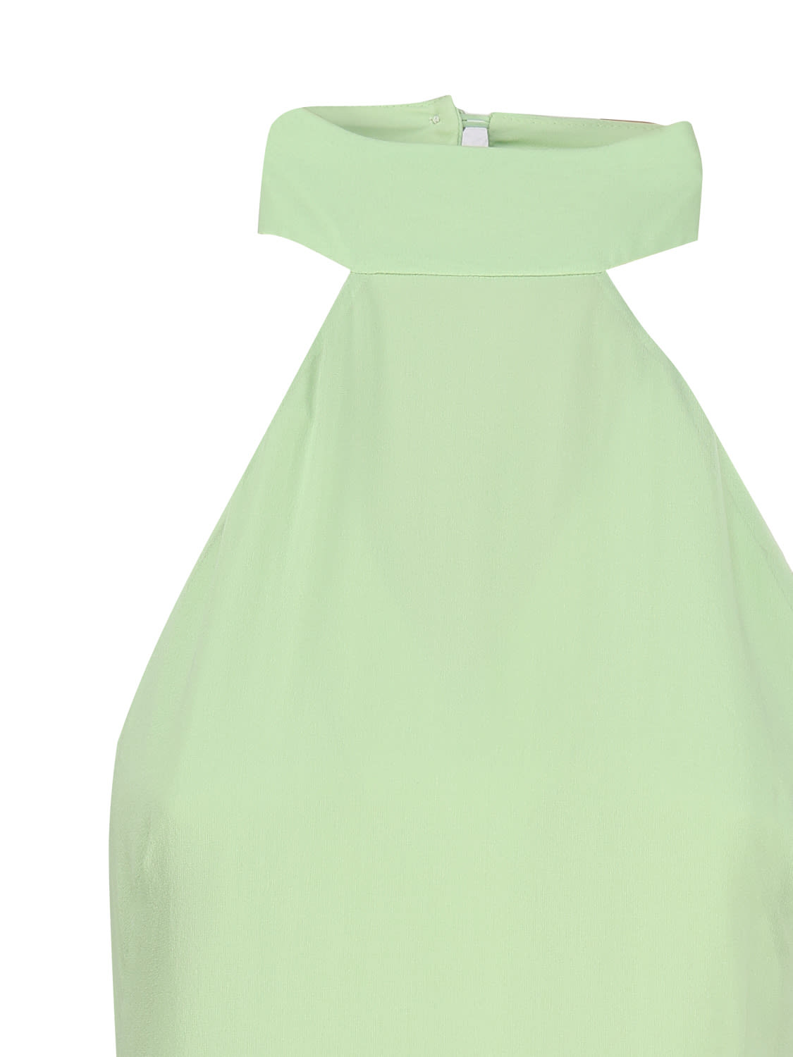 The Andamane Mirtha Ruffle Assymmetric Maxi Dress In Green