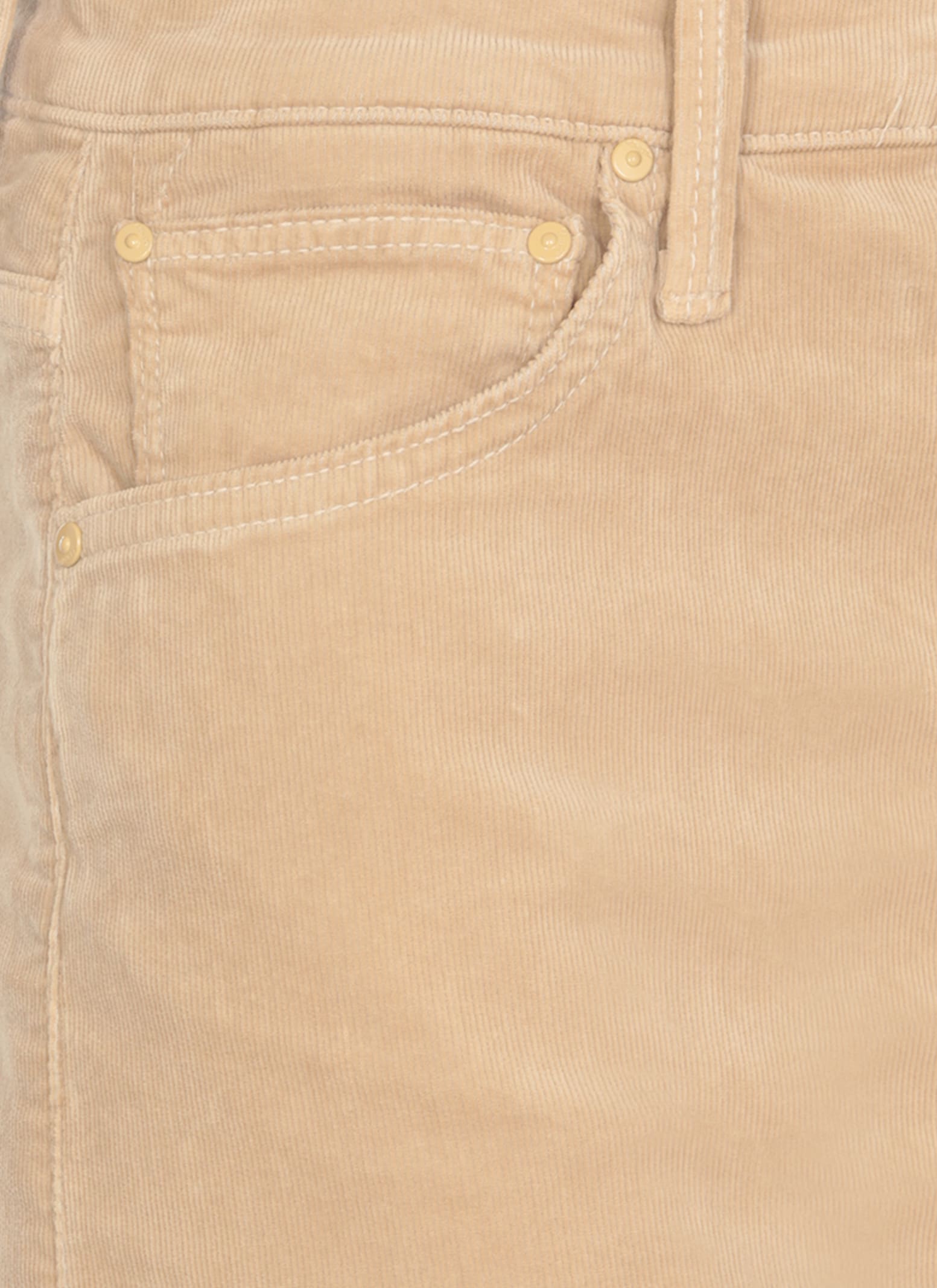 Shop Mother The Dodger Jeans In Beige