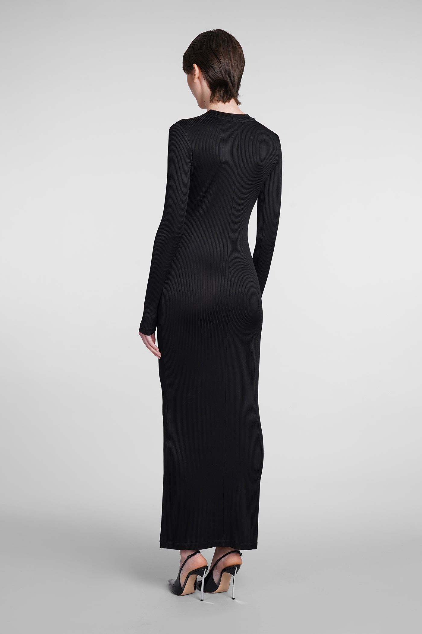 Shop Area Dress In Black Viscose