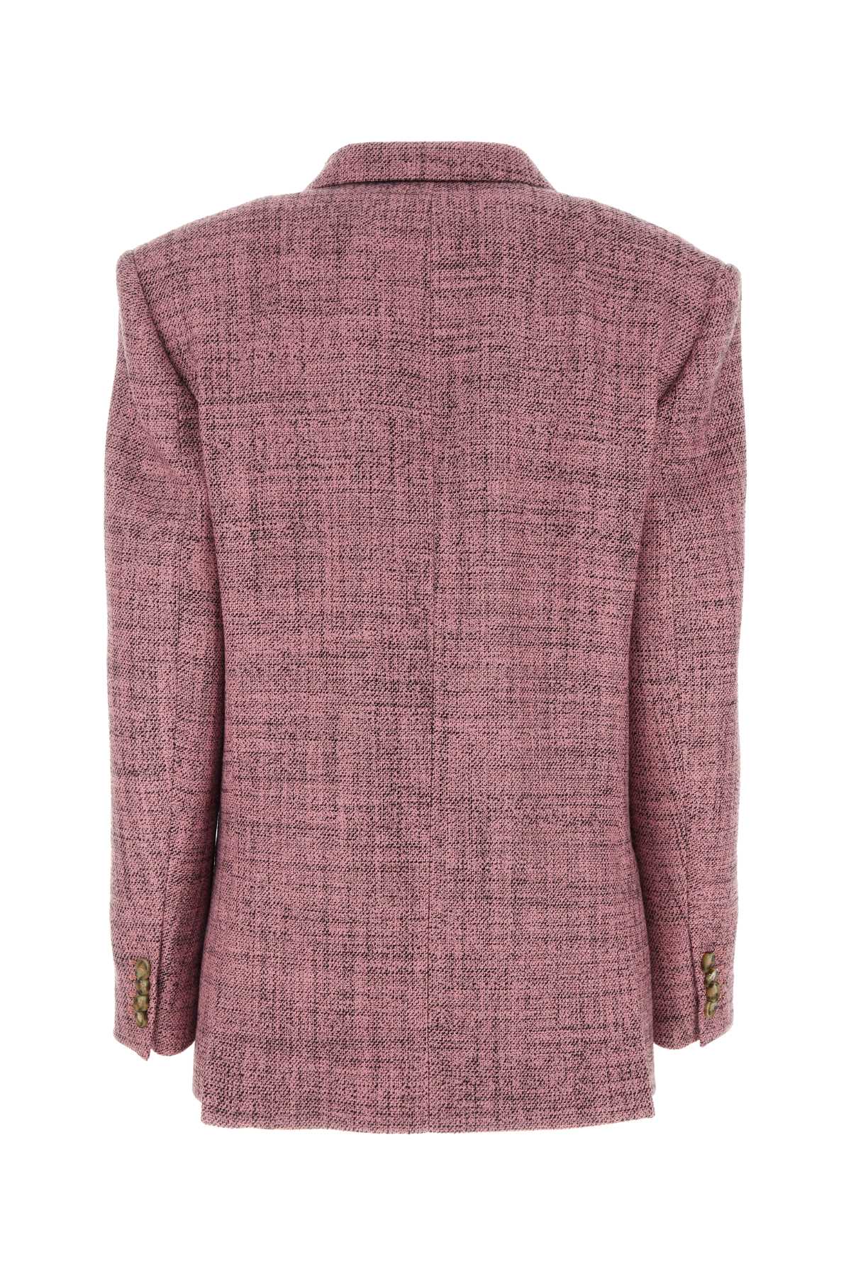 Stella Mccartney Pink Tweed Mouline Blazer
